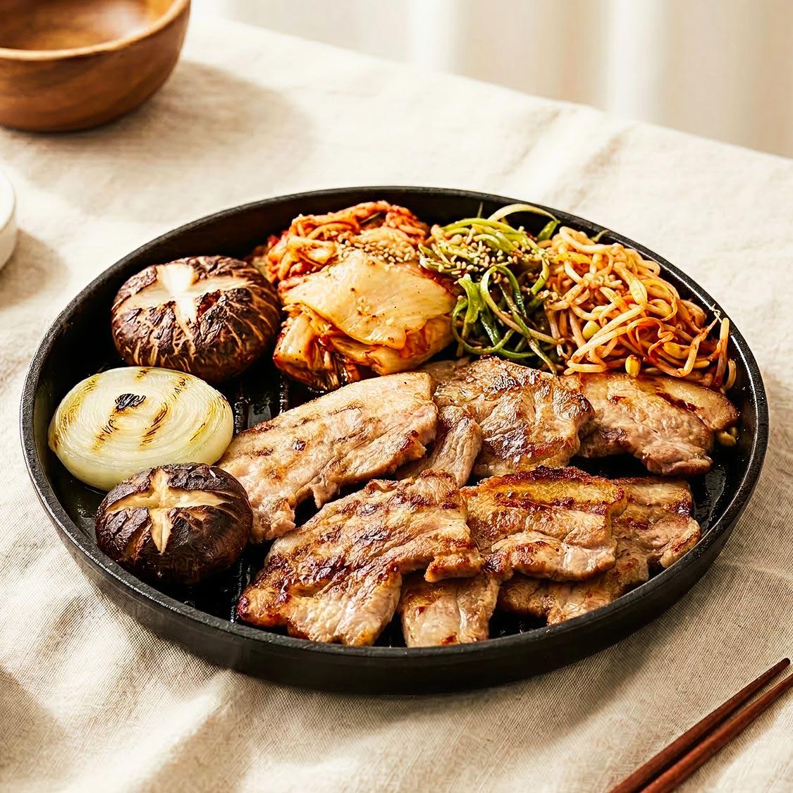 한돈 삼겹살·목살 구이세트 1.2kg 
