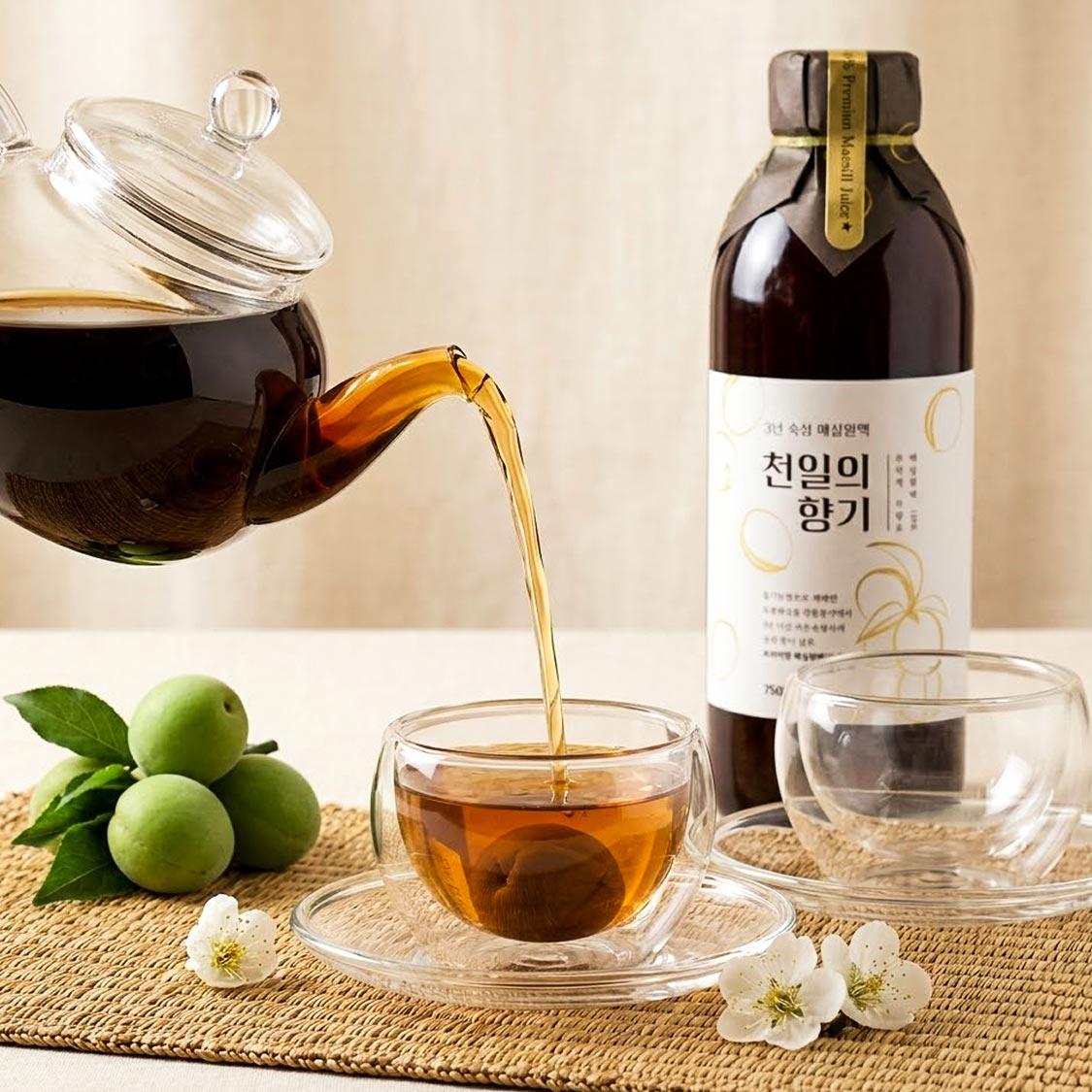 옹기 3년숙성 매실원액 천일의 향기 750ml × 2병