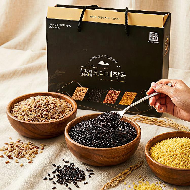 도리깨잡곡 혼합곡세트 (700g × 3통)