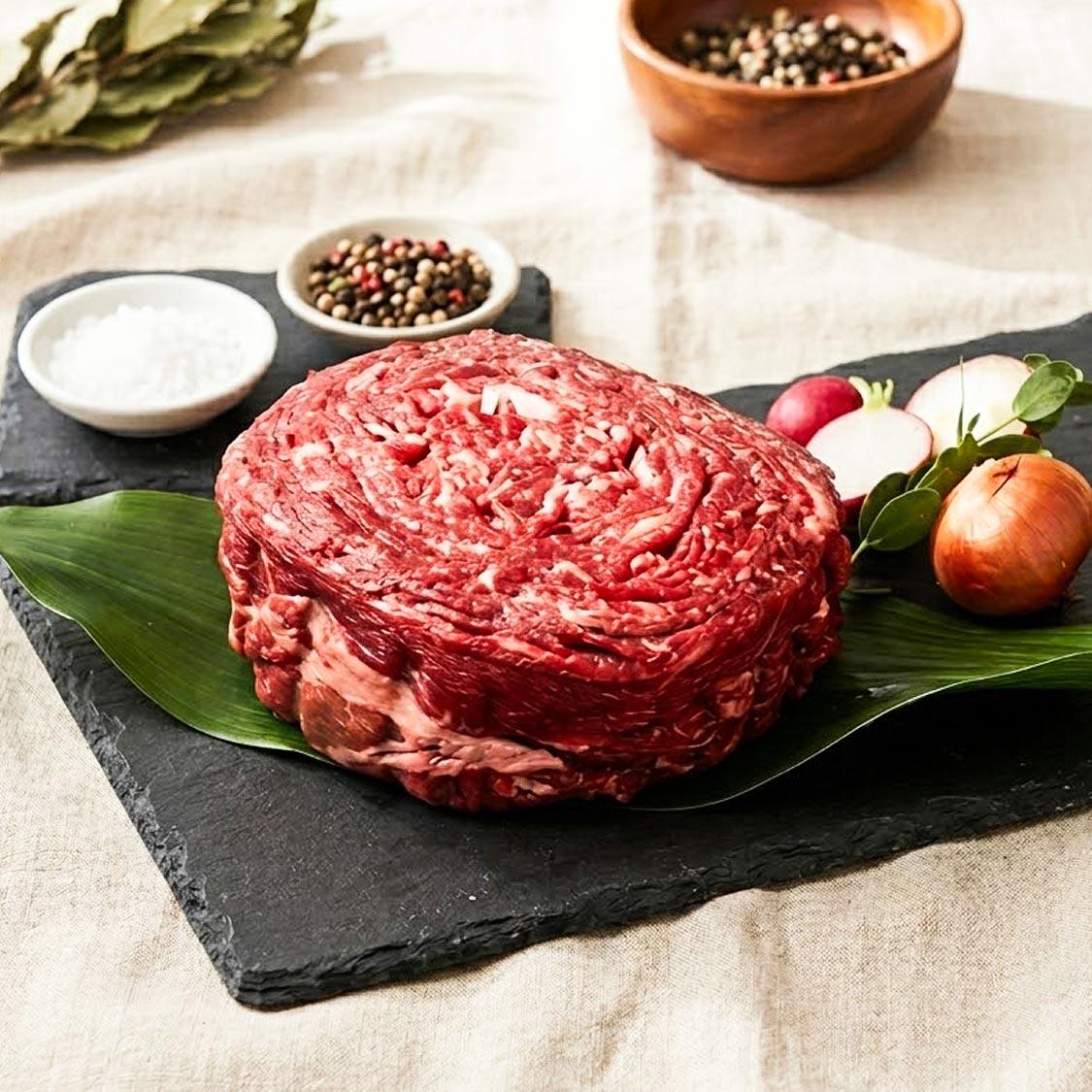 하늘내린 인제한우 정육 실속세트 (국거리300g + 불고기300g)