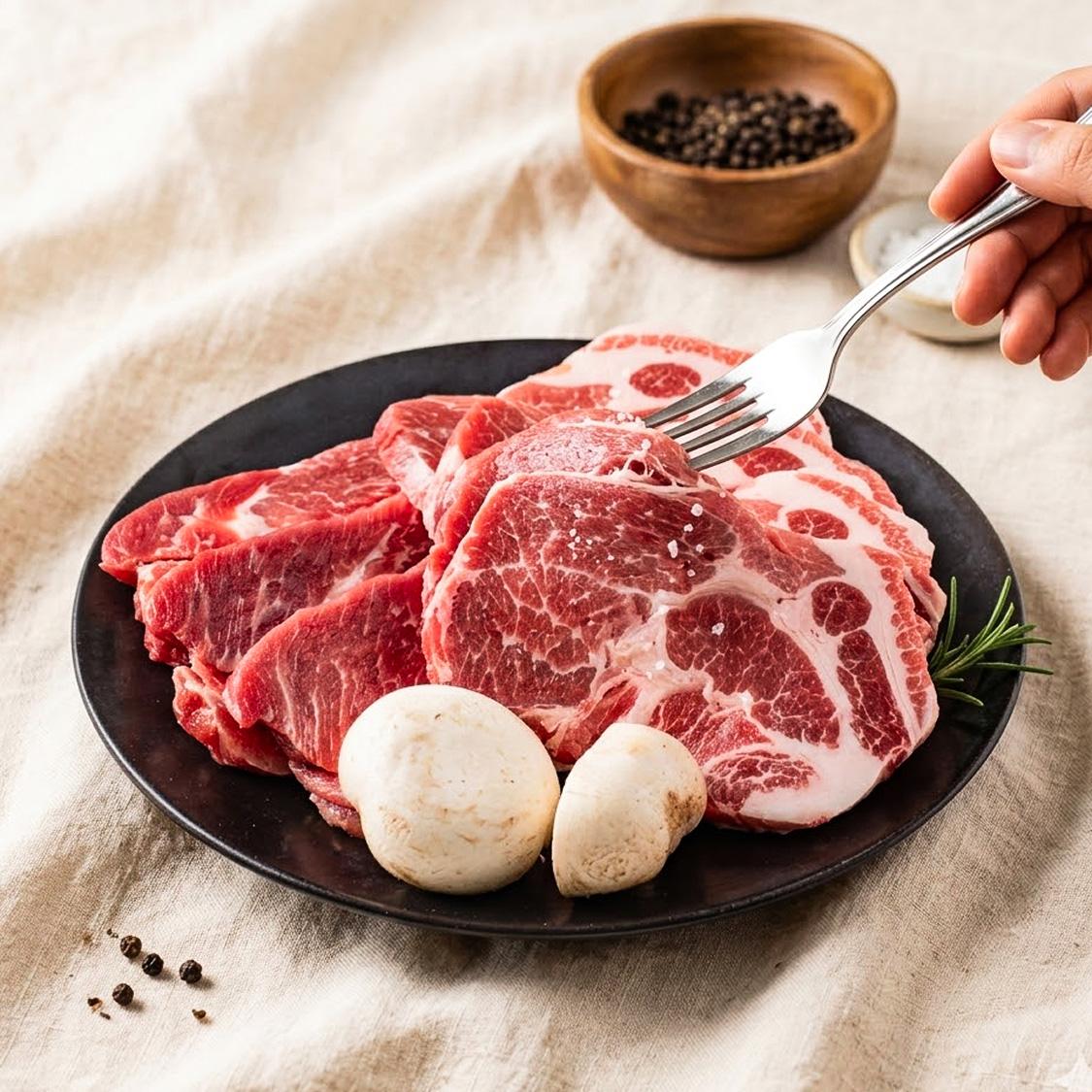 한돈 목살 세트 1.4kg + 300g 추가증정