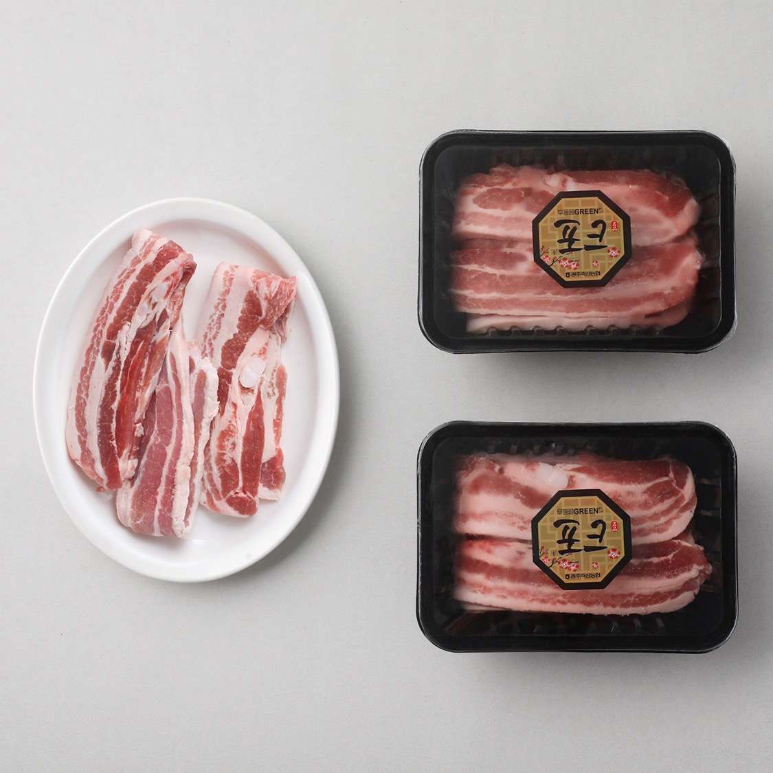 광주축협 한돈 삼겹살 1kg + 600g 추가증정