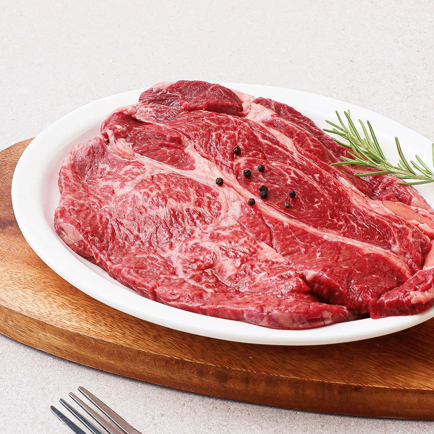 1+ 등급 한우 등심 400g (300g+100g) + 곰탕세트 or 대패삼겹살400g 추가증정