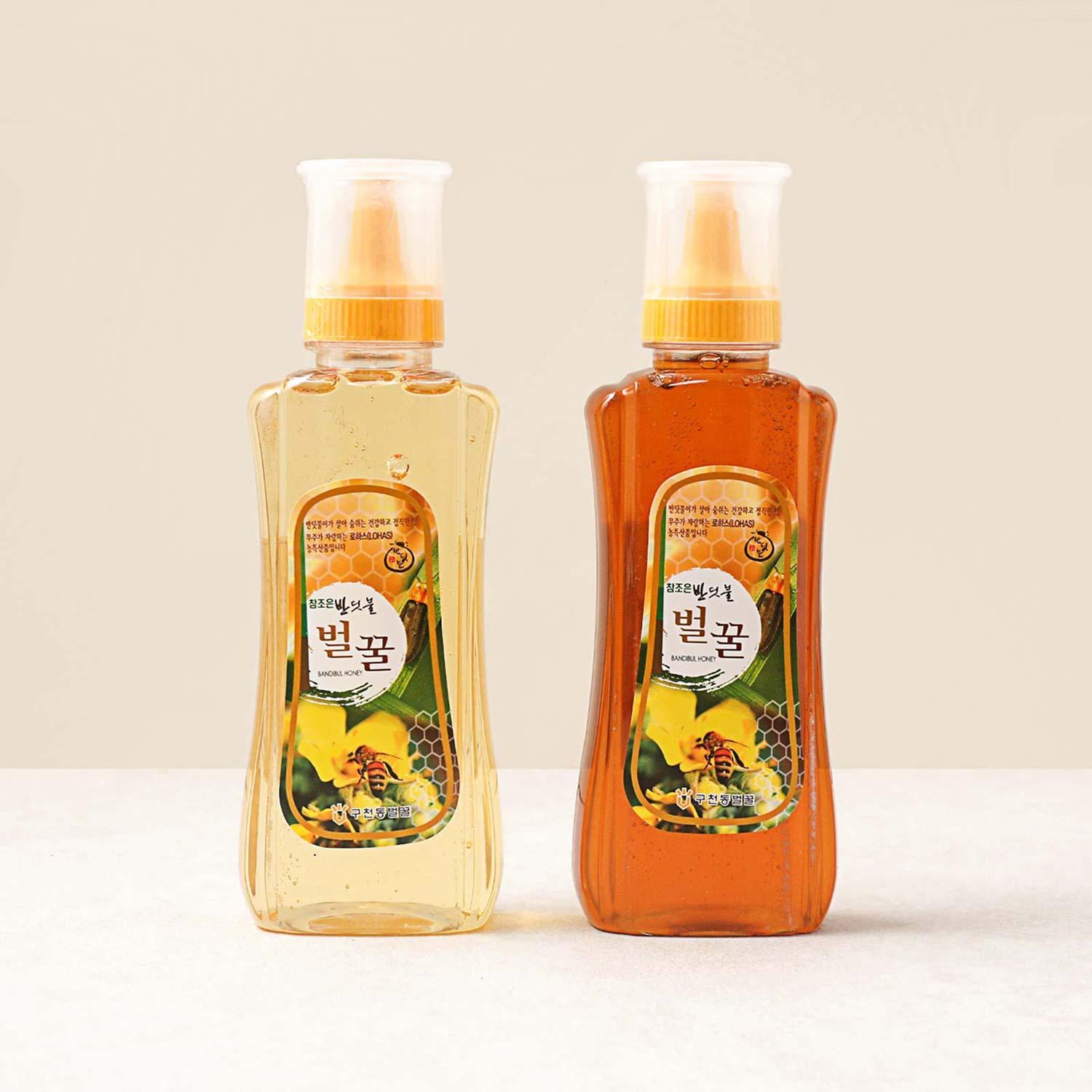 100% 천연벌꿀 튜브세트 1kg