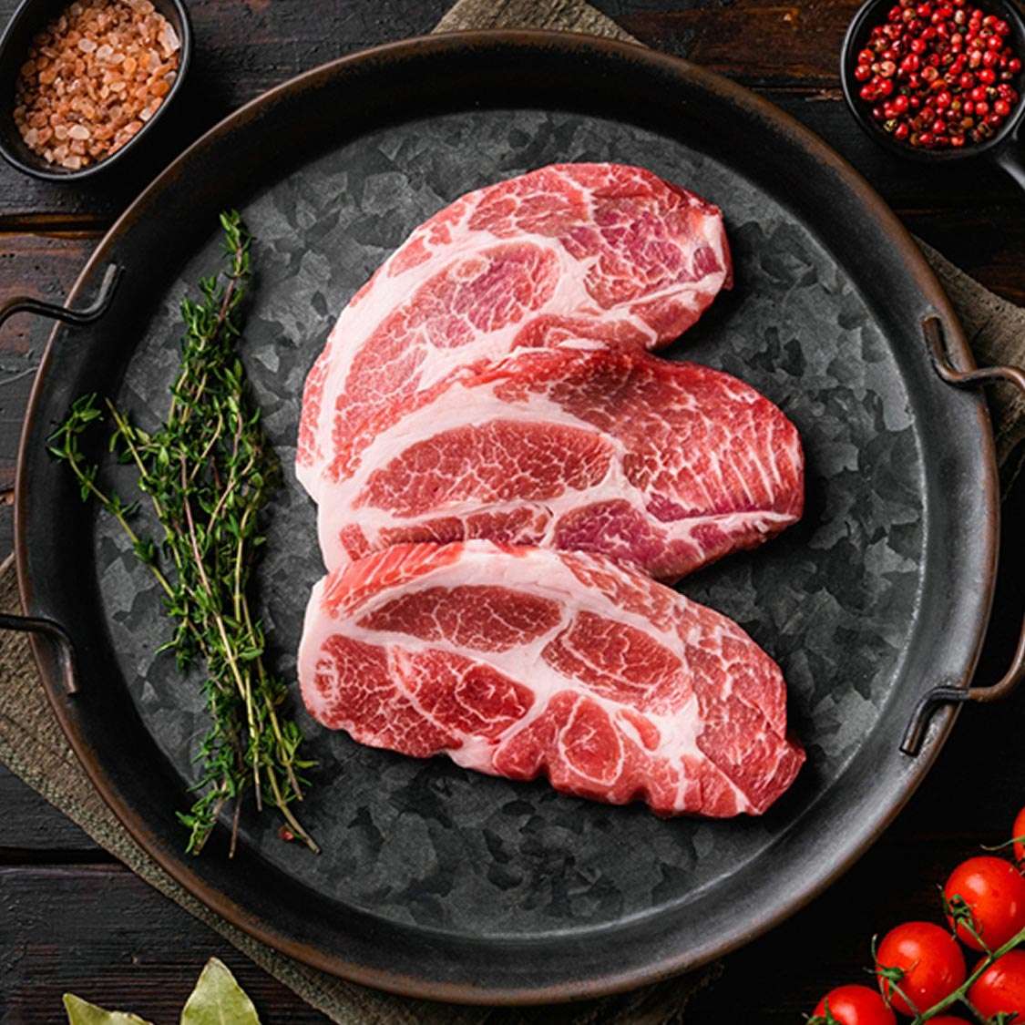 통영 명품 한돈 선물세트 (삼겹 500g+목심 500g)