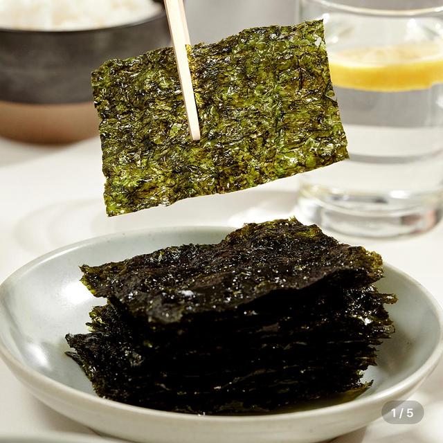 지도표 성경김_올리브&녹차식탁김 4g × 16봉 × 8봉 (128봉/1BOX)