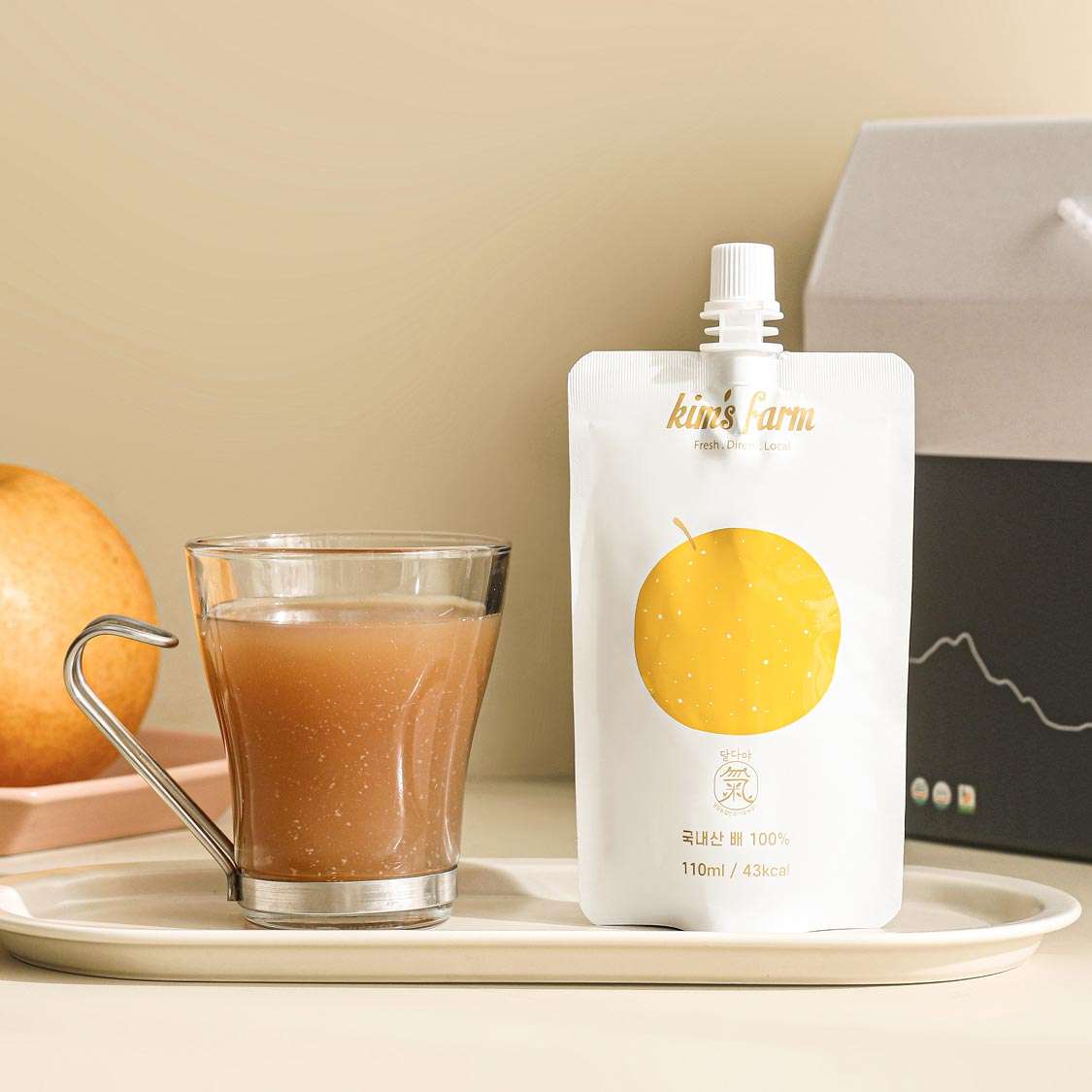 킴스팜 100% 착즙 배주스 24팩
