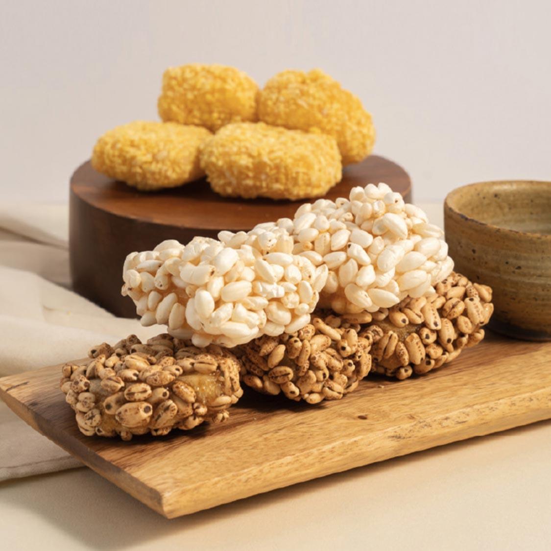 강릉 은정한과 수제 찹쌀 조청유과 선물세트 1kg