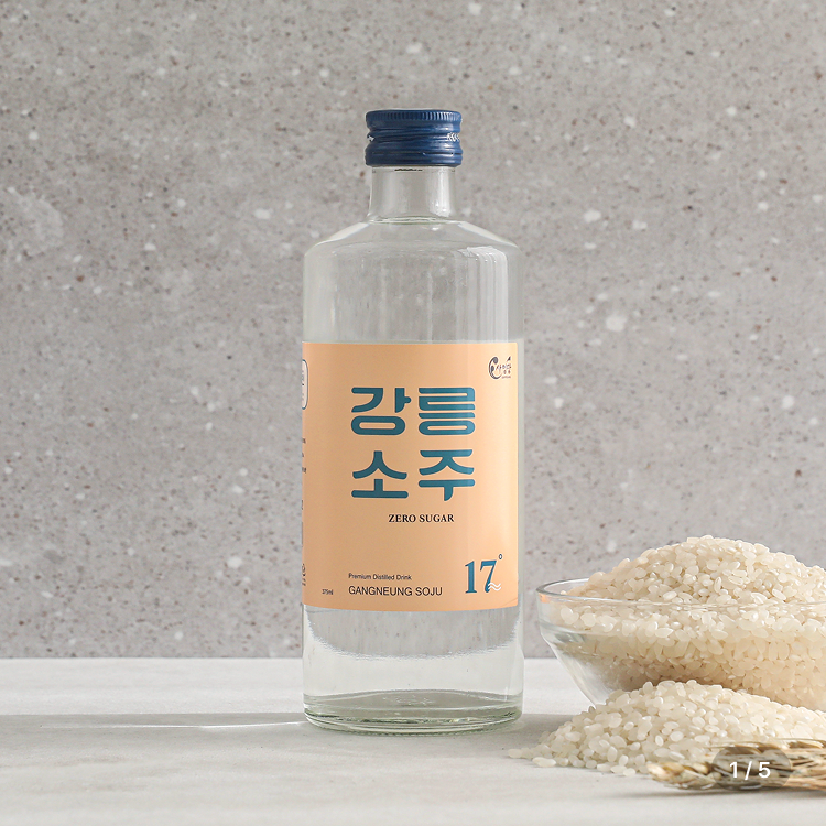 사임당 강릉소주(375ml) 2병+강릉소주 미니어쳐(80ml) 2병