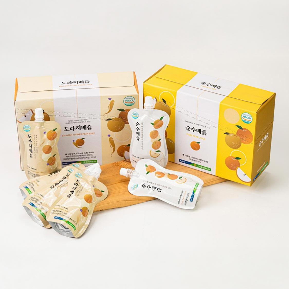 나주배 100% 착즙 배즙(순수&도라지) 30포