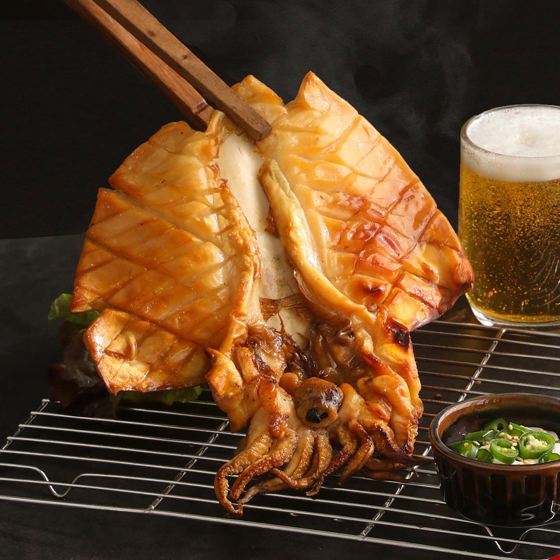 고흥 숯불 갑오징어 구이 500g 내외