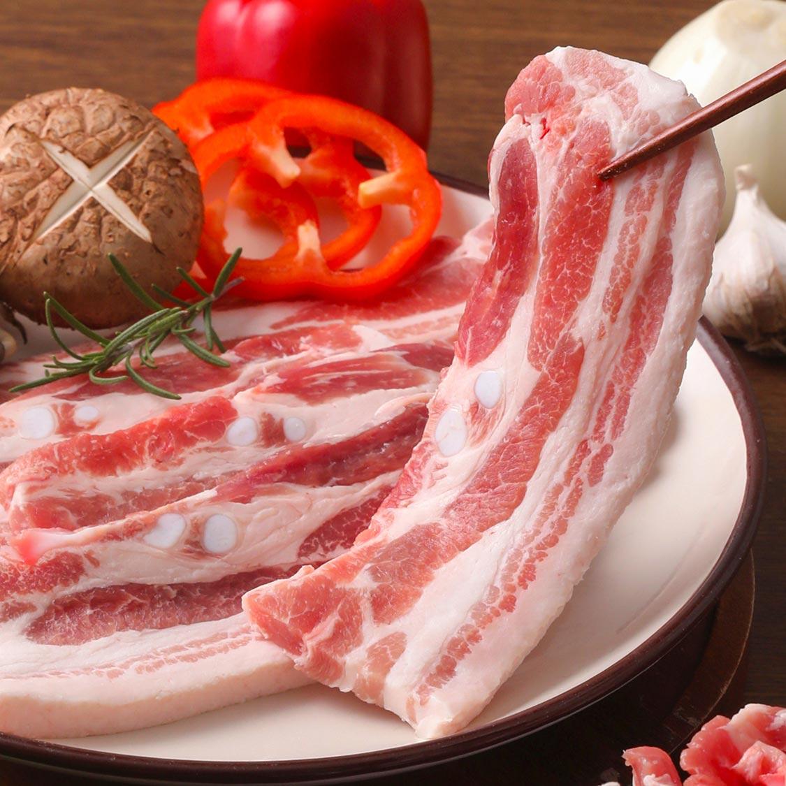 [12/15부터 순차배송] 한돈 삼겹살 1.8kg / 생돼지갈비 2kg + 양념소스