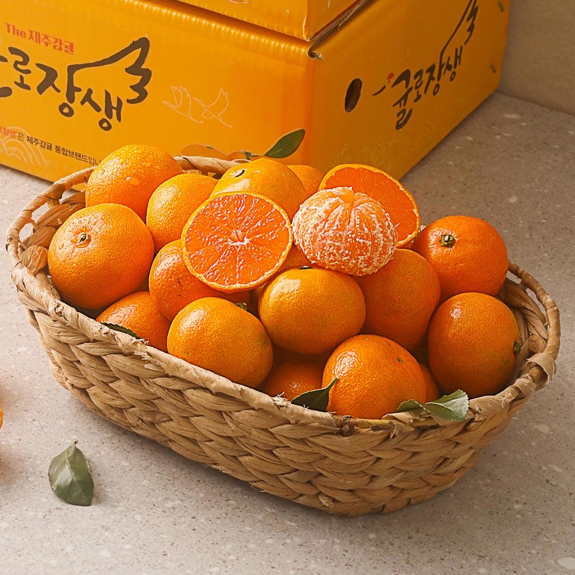 귤로장생 감귤 4kg × 2박스 / 9kg  × 1박스