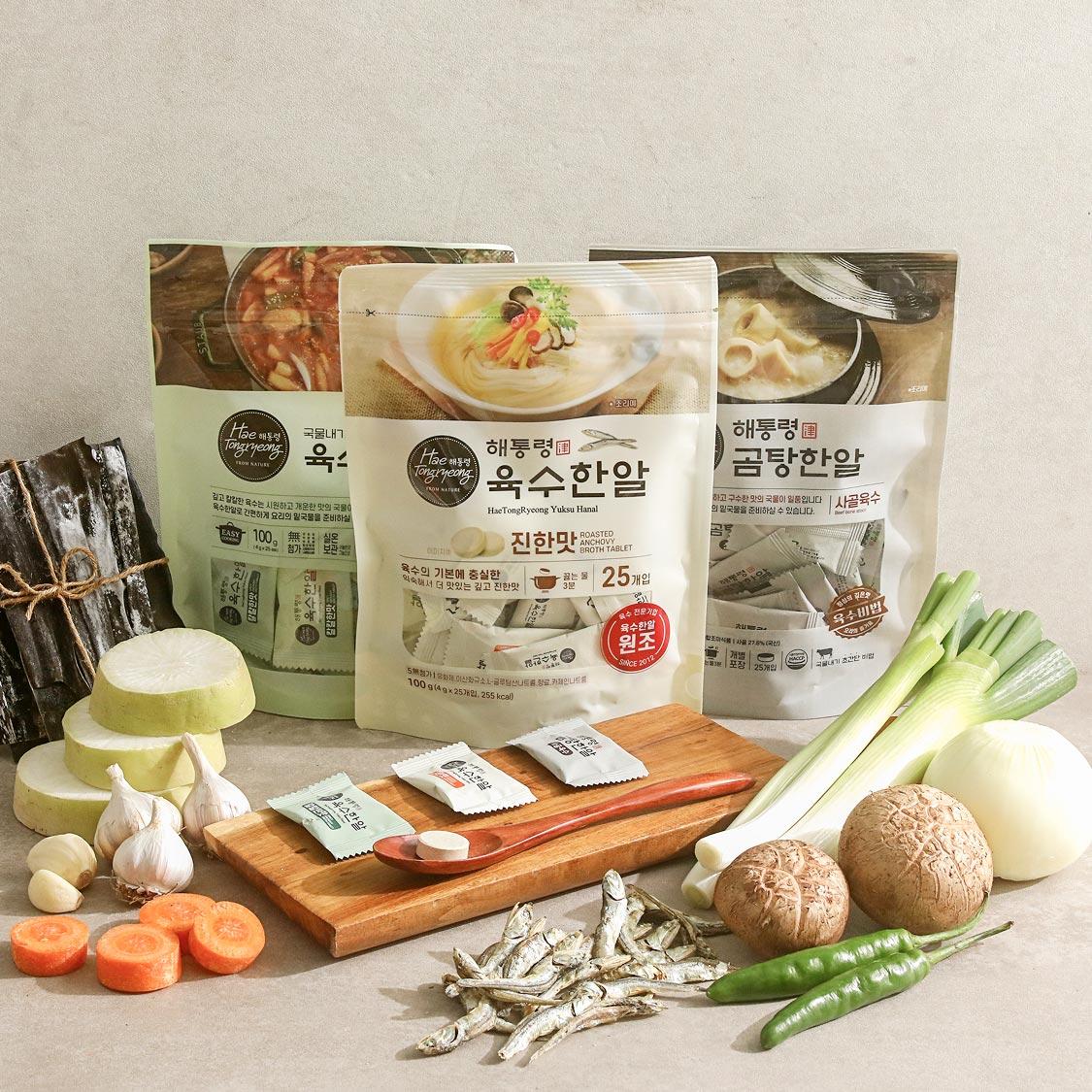 해통령 시그니처 육수세트 25개입 × 3봉