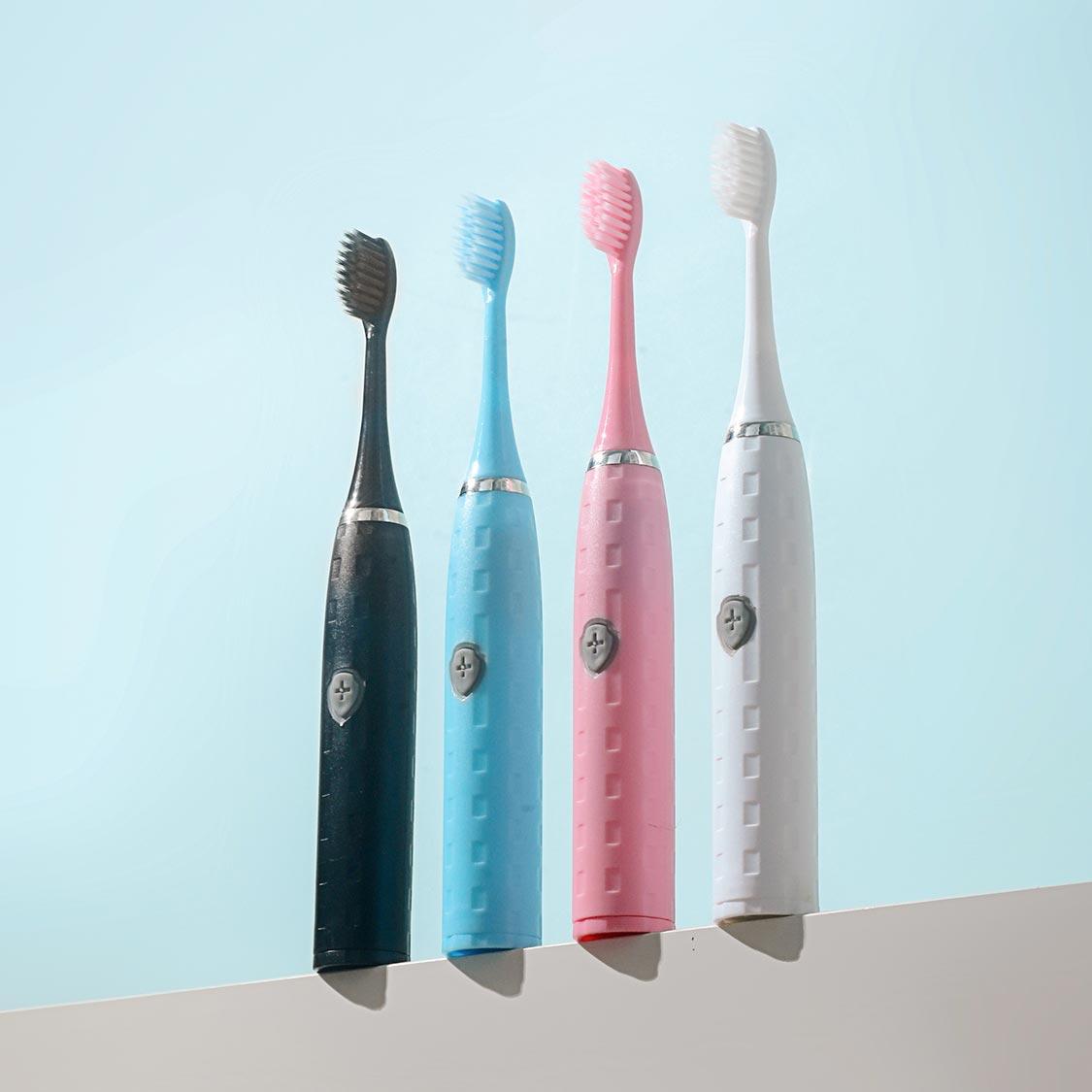  닥터이엘 진동칫솔 4개입 세트(미세모 2개, 소프트미세모, 초극세모) + 개당 리필 포함 증정
