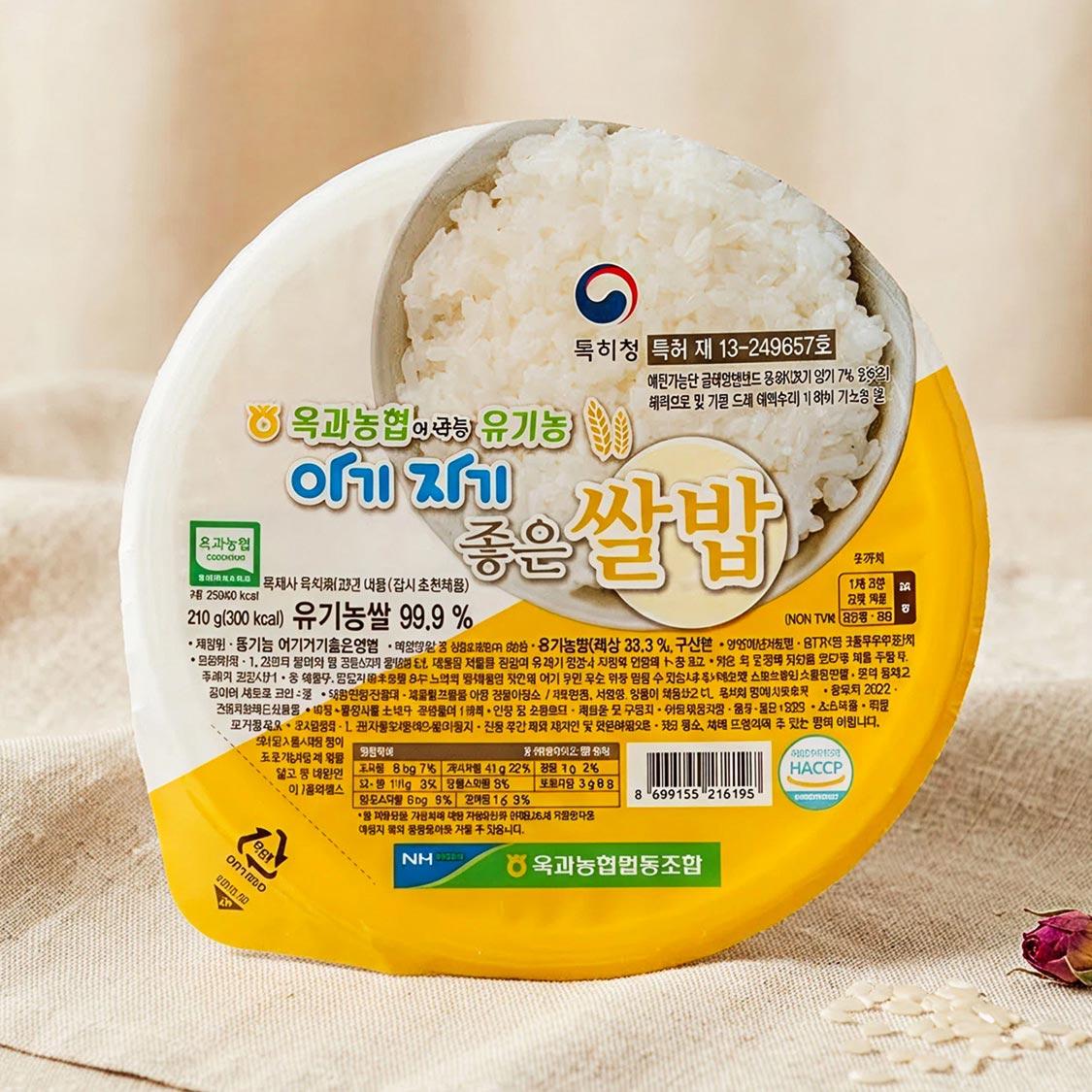 유기농 아기자기좋은쌀밥 즉석밥(210g × 24개입)