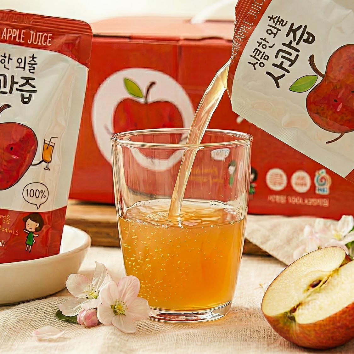 상큼한 외출 사과즙 30포 × 2박스