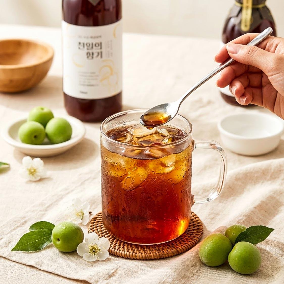 옹기 3년숙성 매실원액 천일의 향기 750ml × 2병