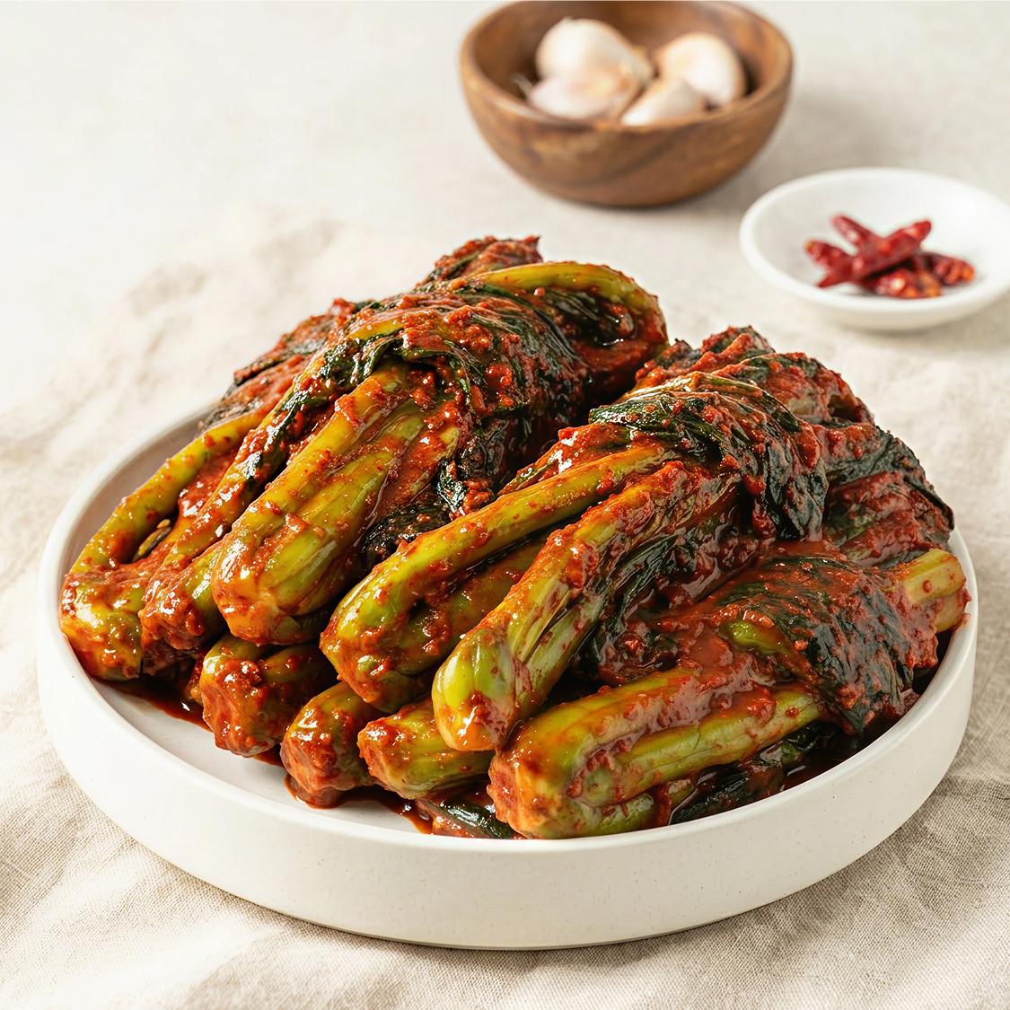 톡쏘는 갓김치 3kg (+갓김치 300g 증정)