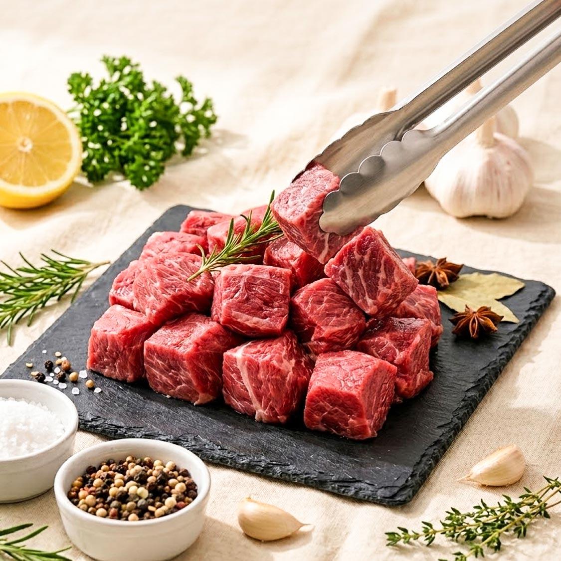 하늘내린 인제한우 정육 실속세트 (국거리300g + 불고기300g)
