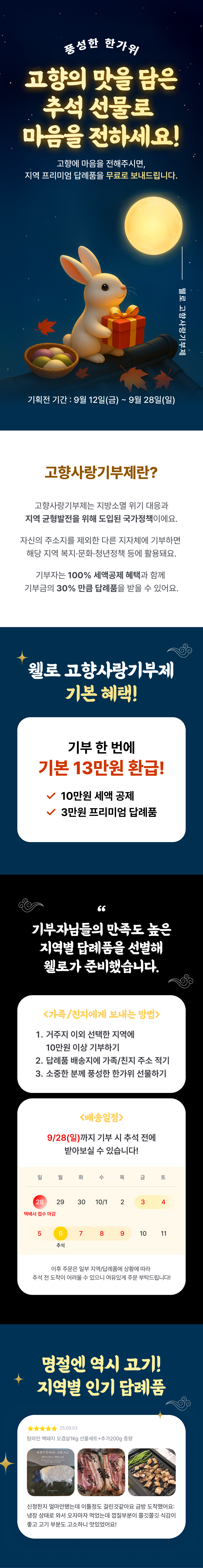 웰로 고향사랑기부
