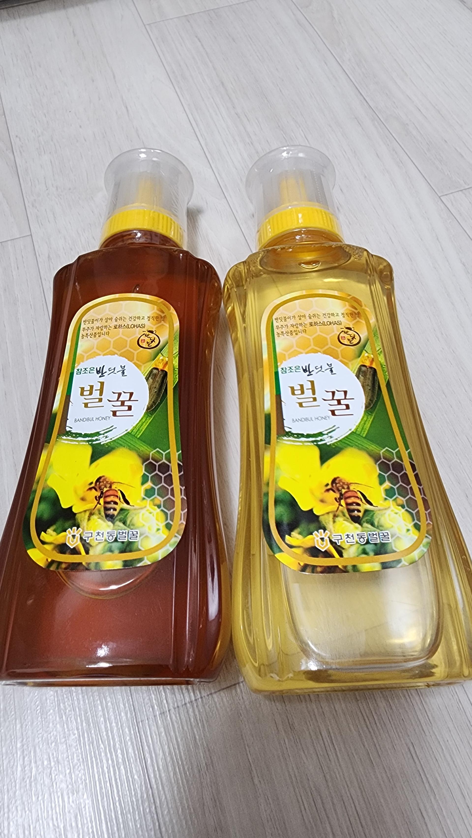 100% 천연벌꿀 튜브세트 1kg