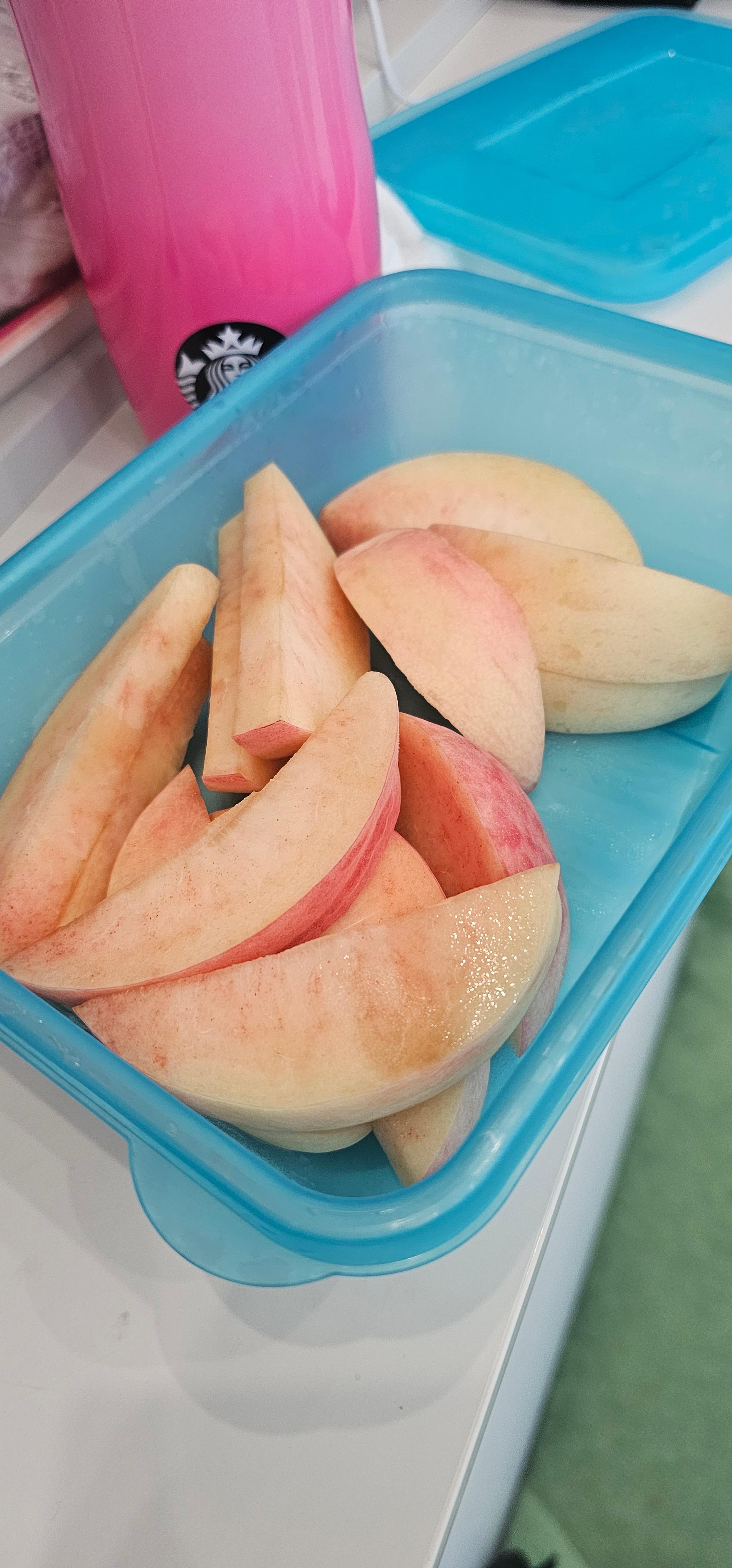 무주 반딧불 백도복숭아 3kg 이미지