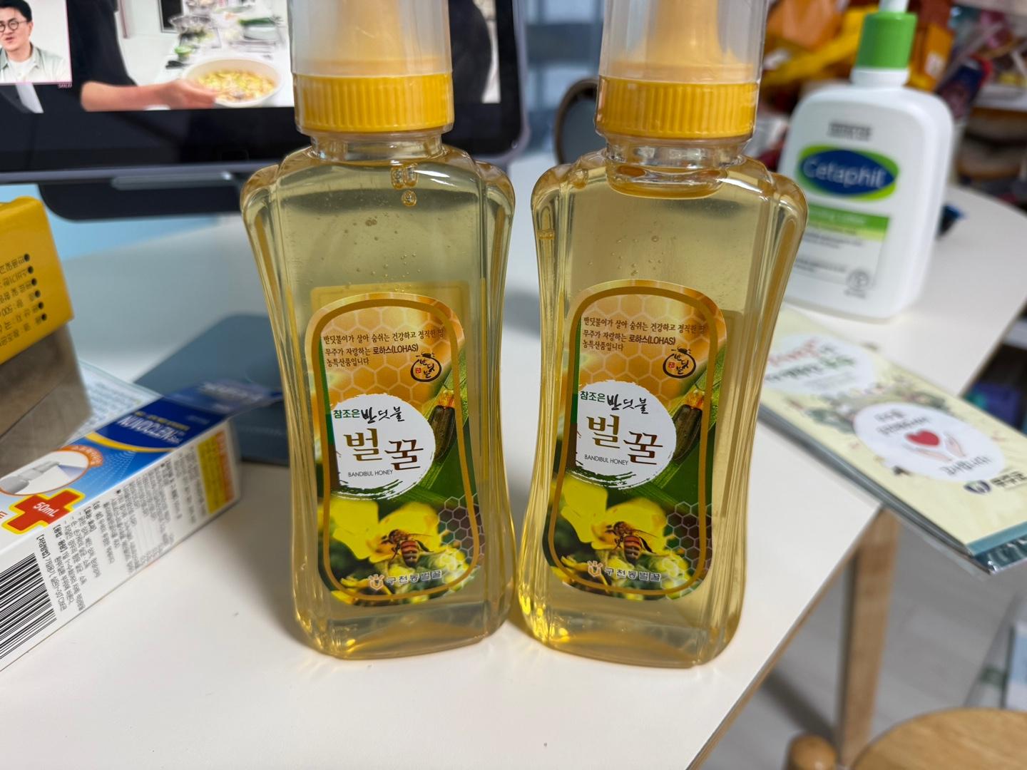 100% 천연벌꿀 튜브세트 1kg