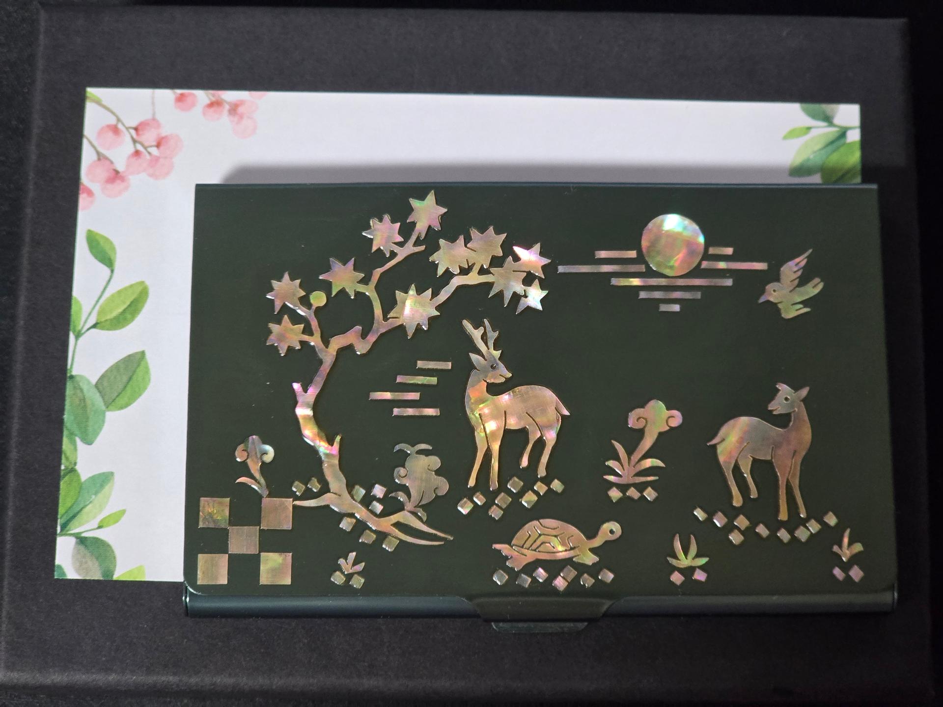 국가무형문화재 나전칠기 칼라 명함집 (5종) 이미지