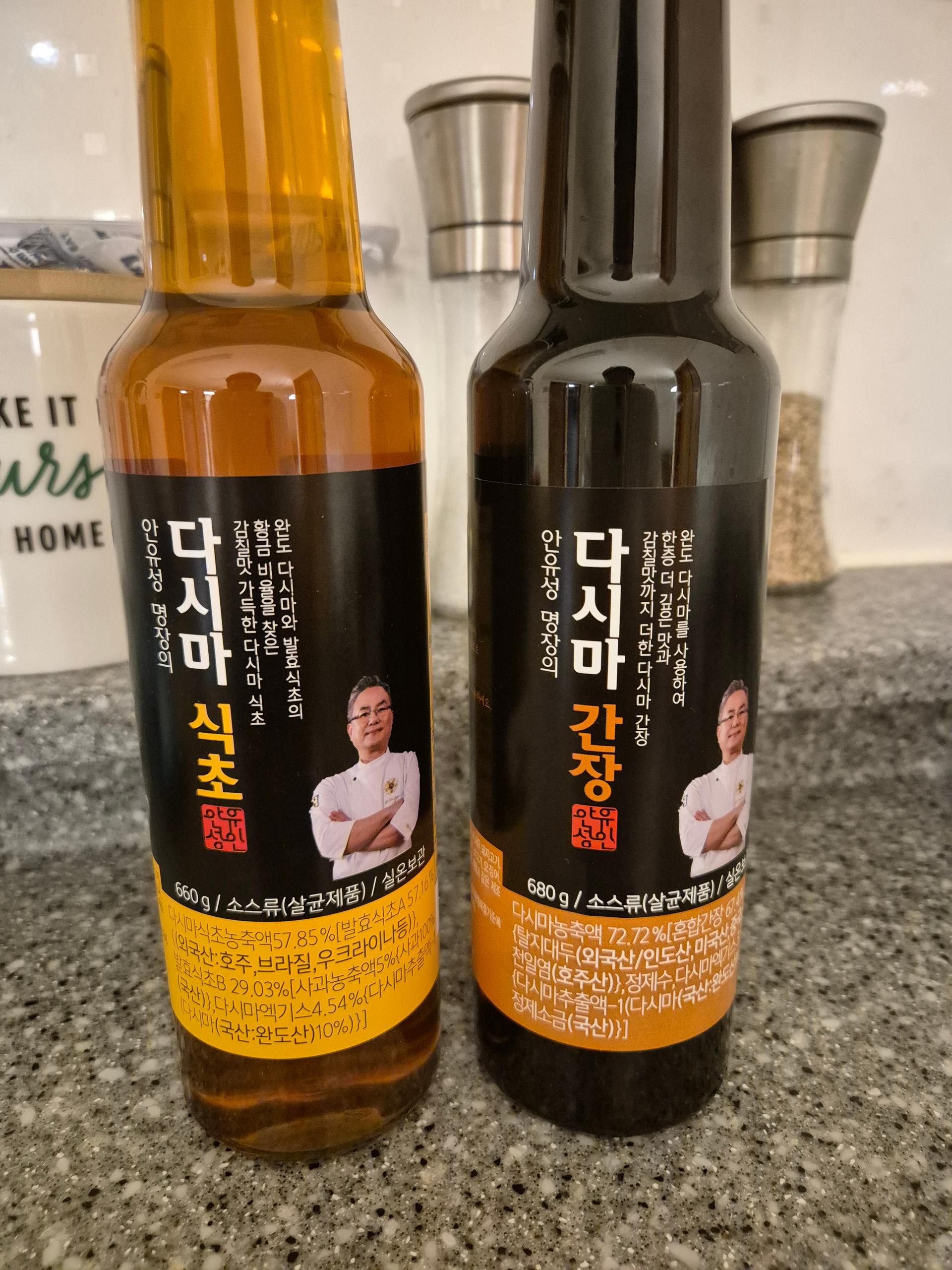 명장 안유성, 다시마 발효 간장&식초 (각 660g)