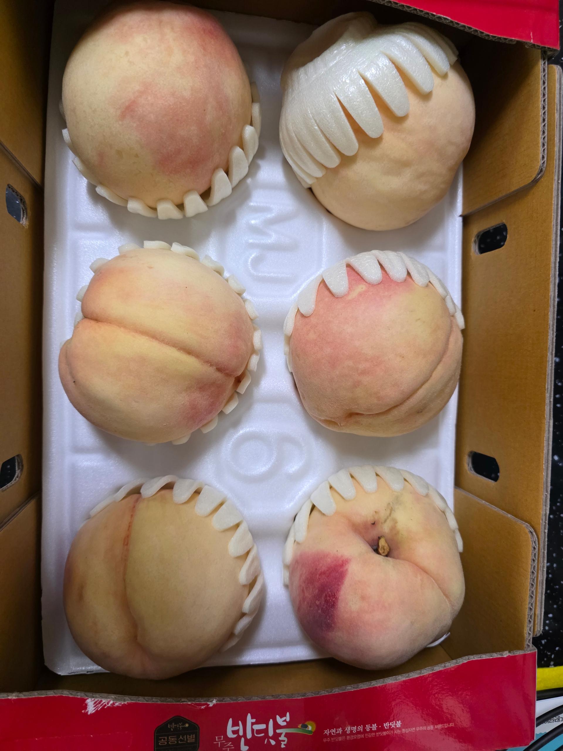 무주 반딧불 백도복숭아 3kg (한정 수량, 8/31까지)