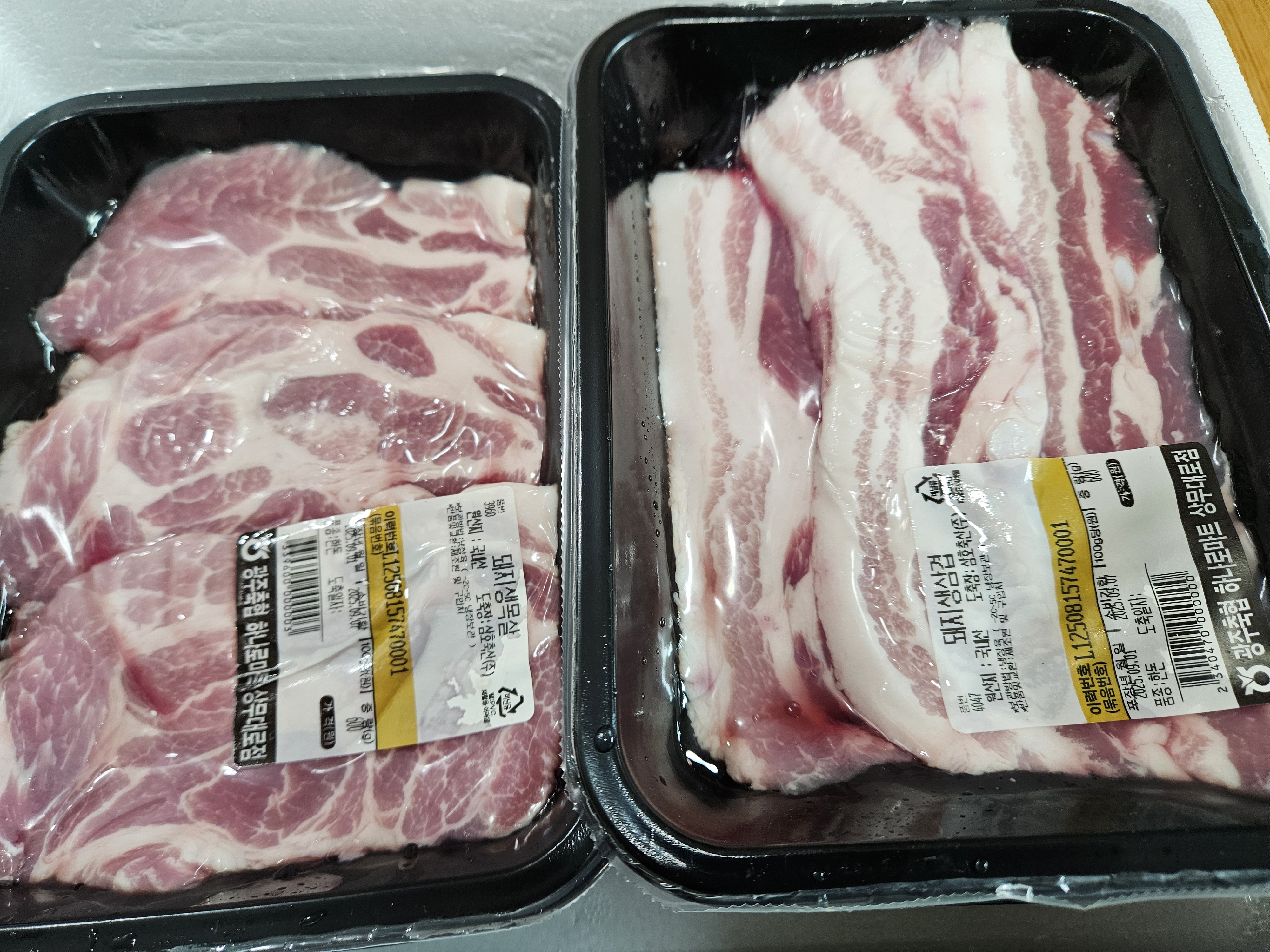 광주축협 한돈 삼겹살 1.2kg + 600g 추가-1