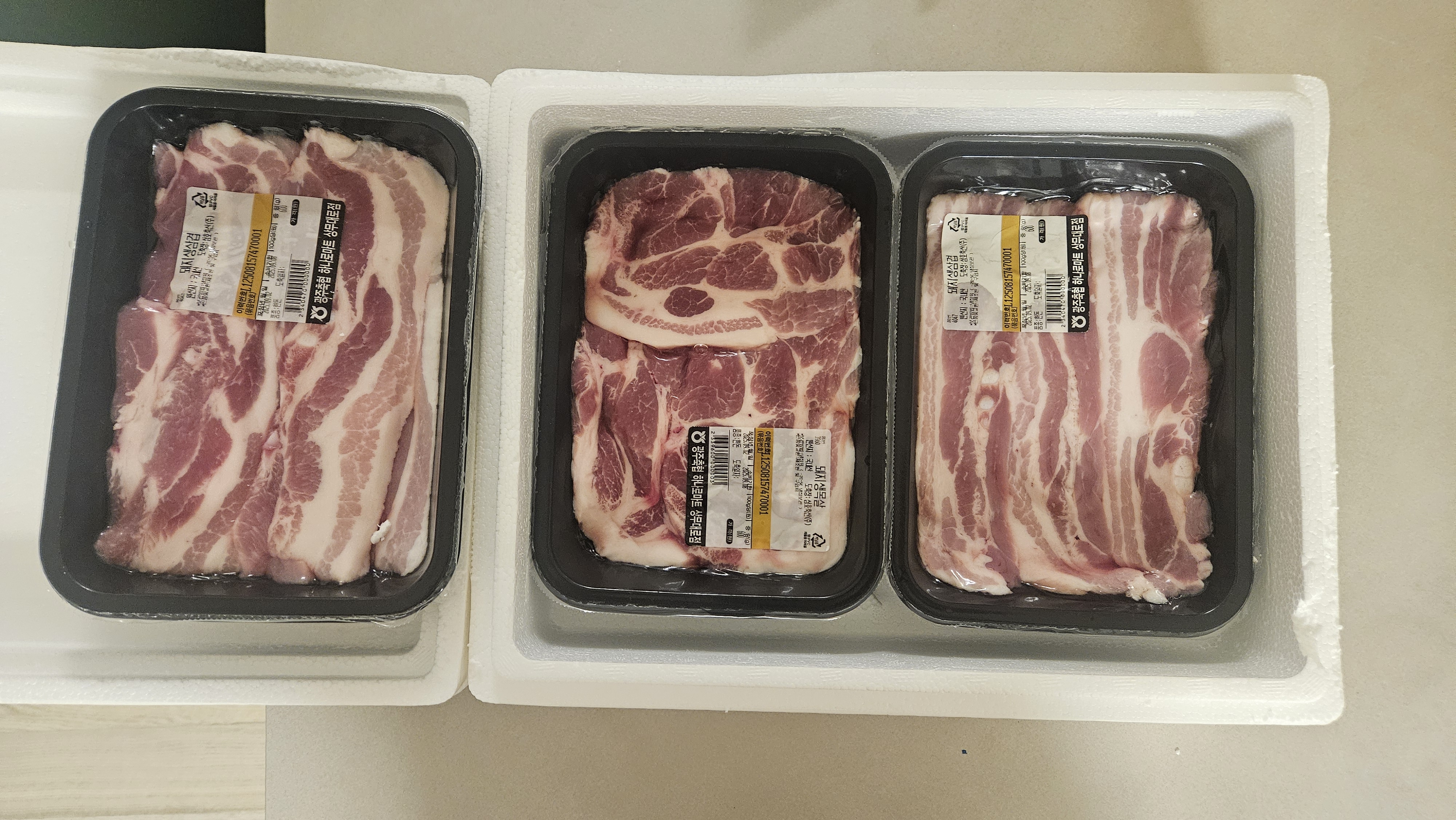 광주축협 한돈 삼겹살 1.2kg + 600g 추가-1