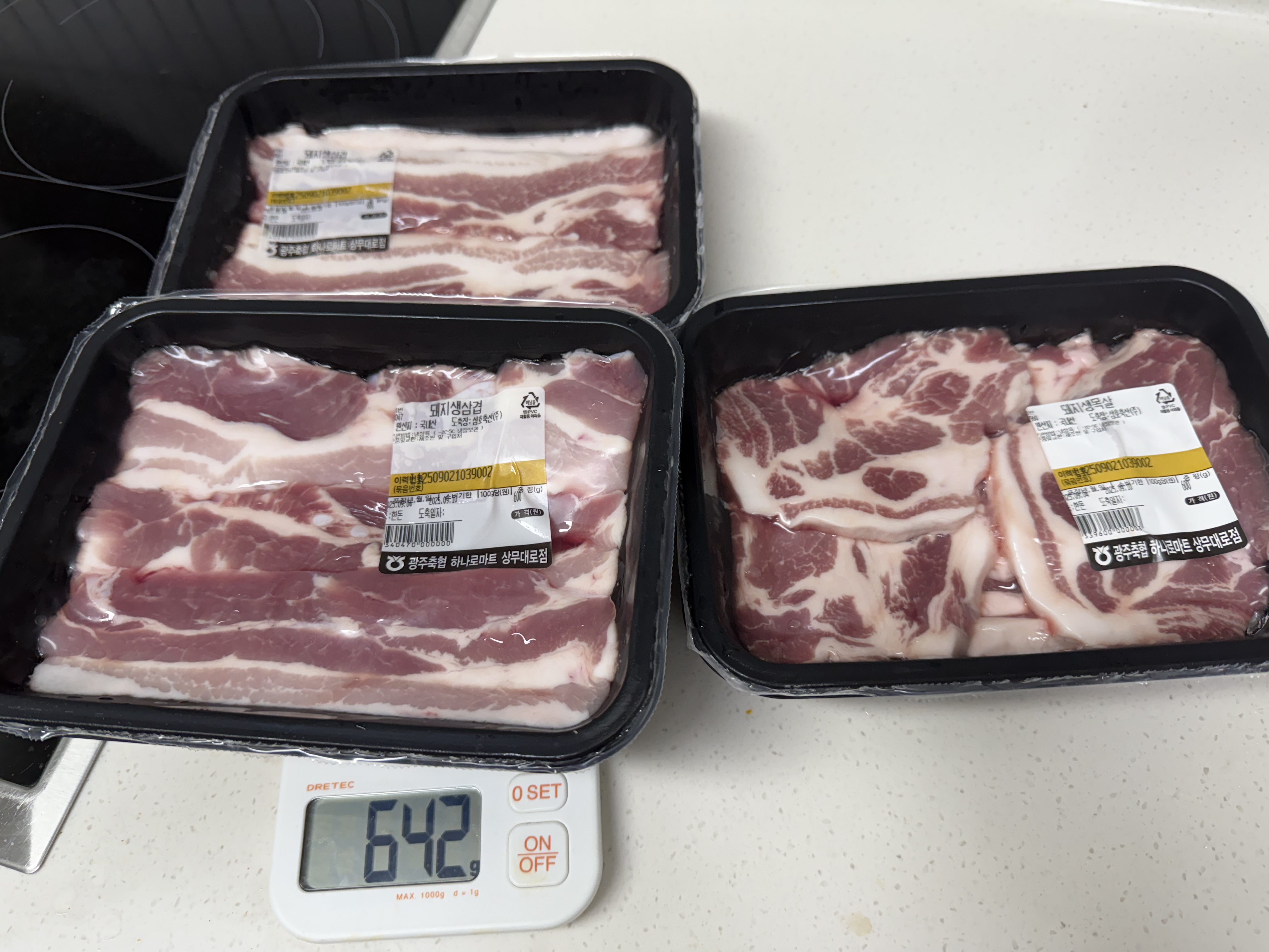 광주축협 한돈 삼겹살 1.2kg + 600g 추가-1