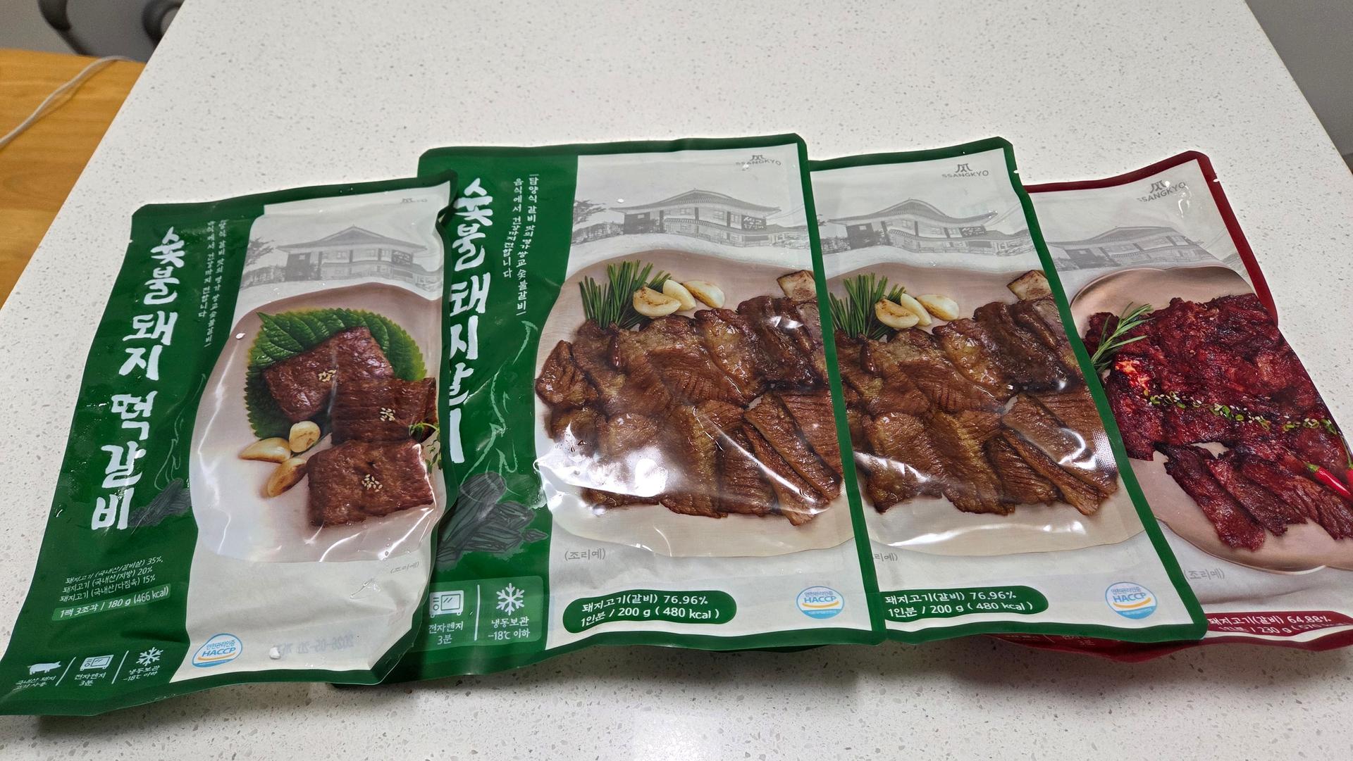 [9월한정] 쌍교숯불갈비 간편식 세트 (3팩) + 1팩 추가증정