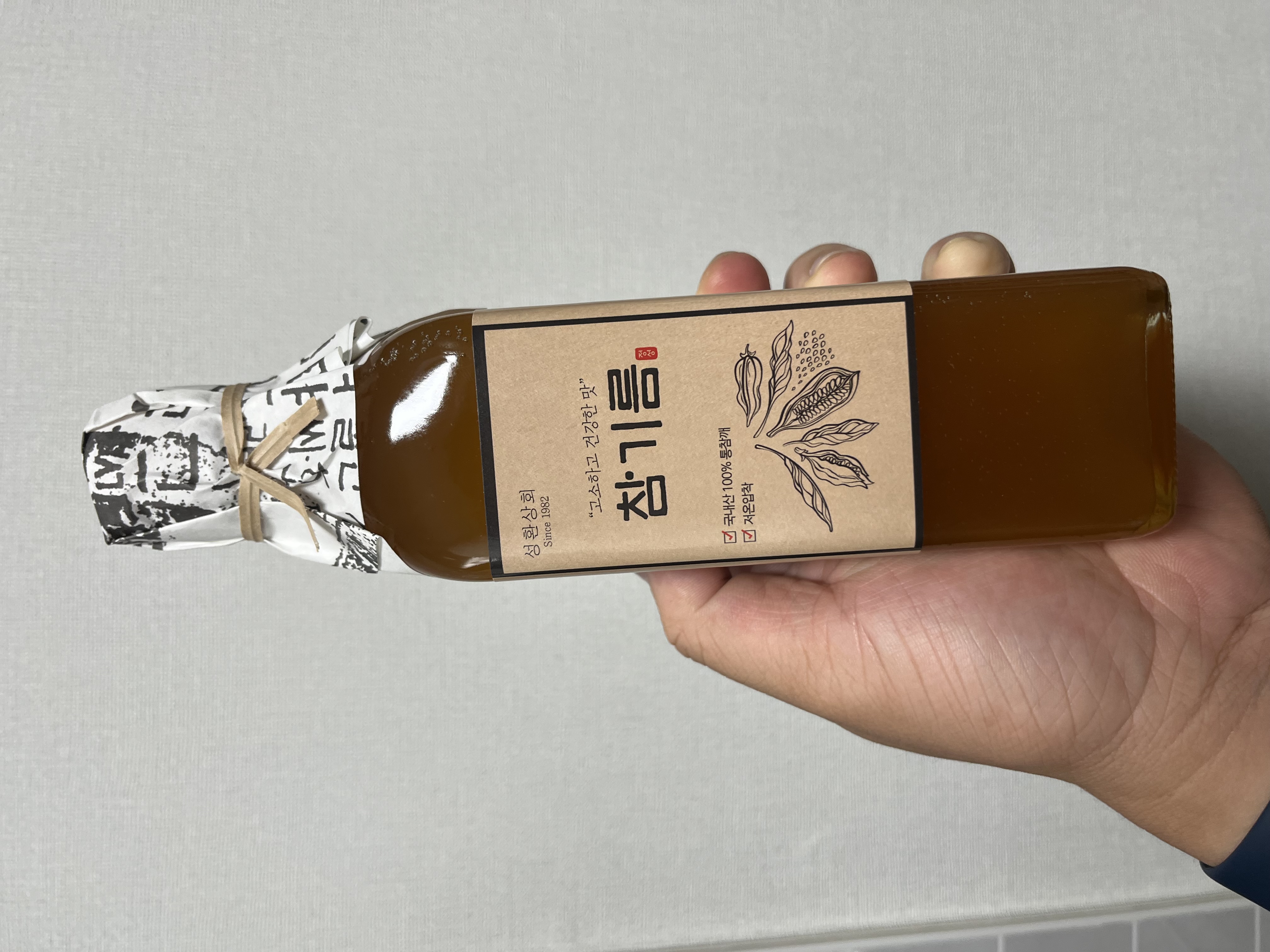 고소한 최상급 통깨 참기름 300ml-1