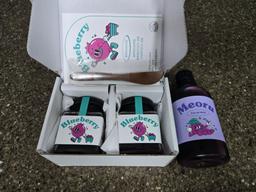 신선한 블루베리 듬뿍 과일수제 블루베리잼세트 200g (2개) + 진짜산머루즙 400ml (1개)-1
