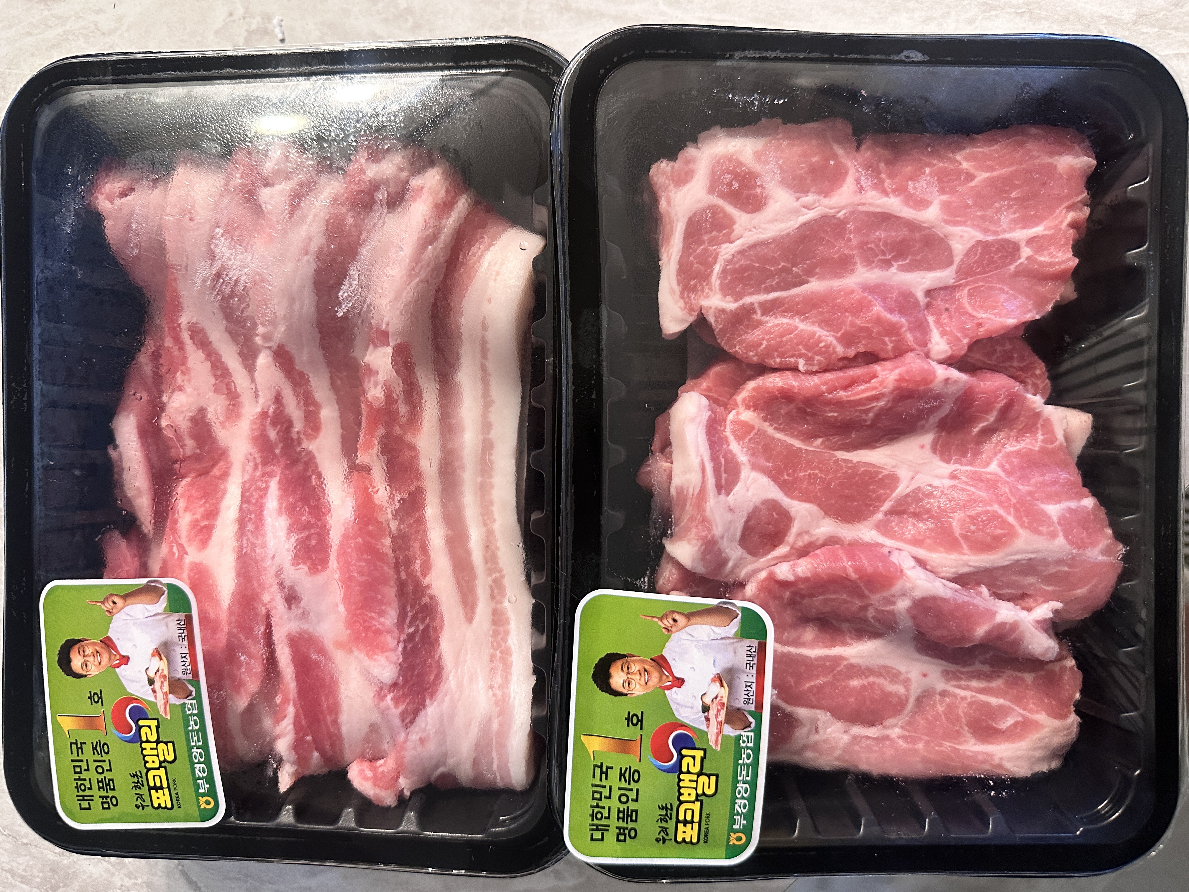 통영 명품 한돈 선물세트 (삼겹 500g+목심 500g)-1