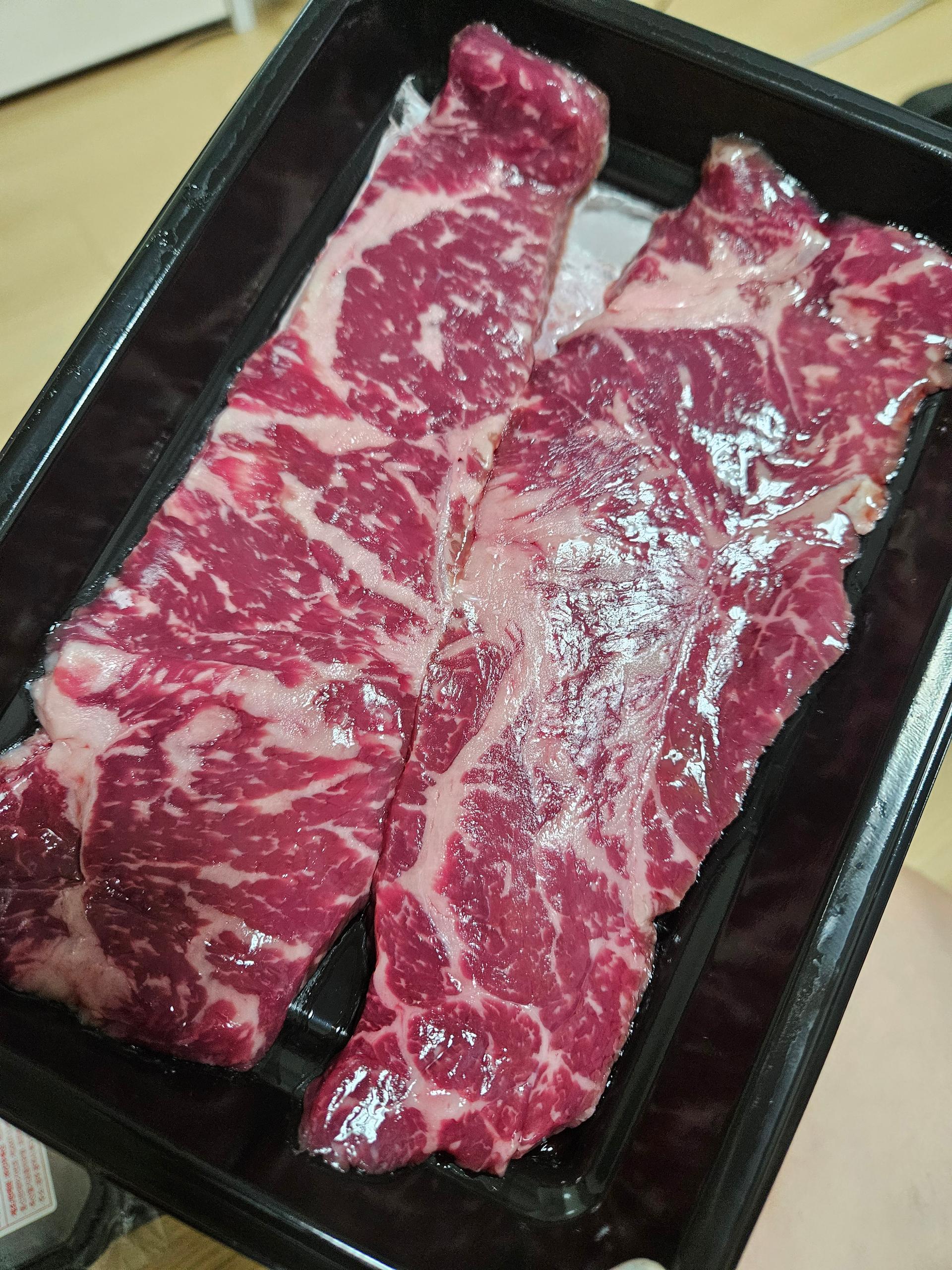 영암매력한우 1+이상 한우채끝 220g