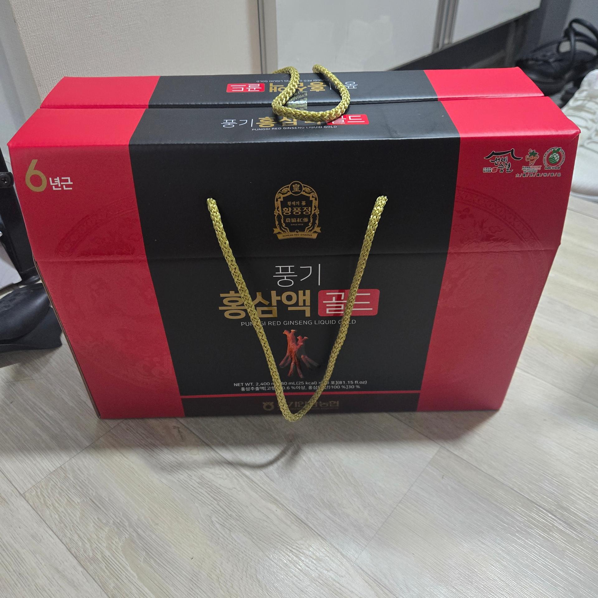 풍기 홍삼액 골드 80ml × 30포