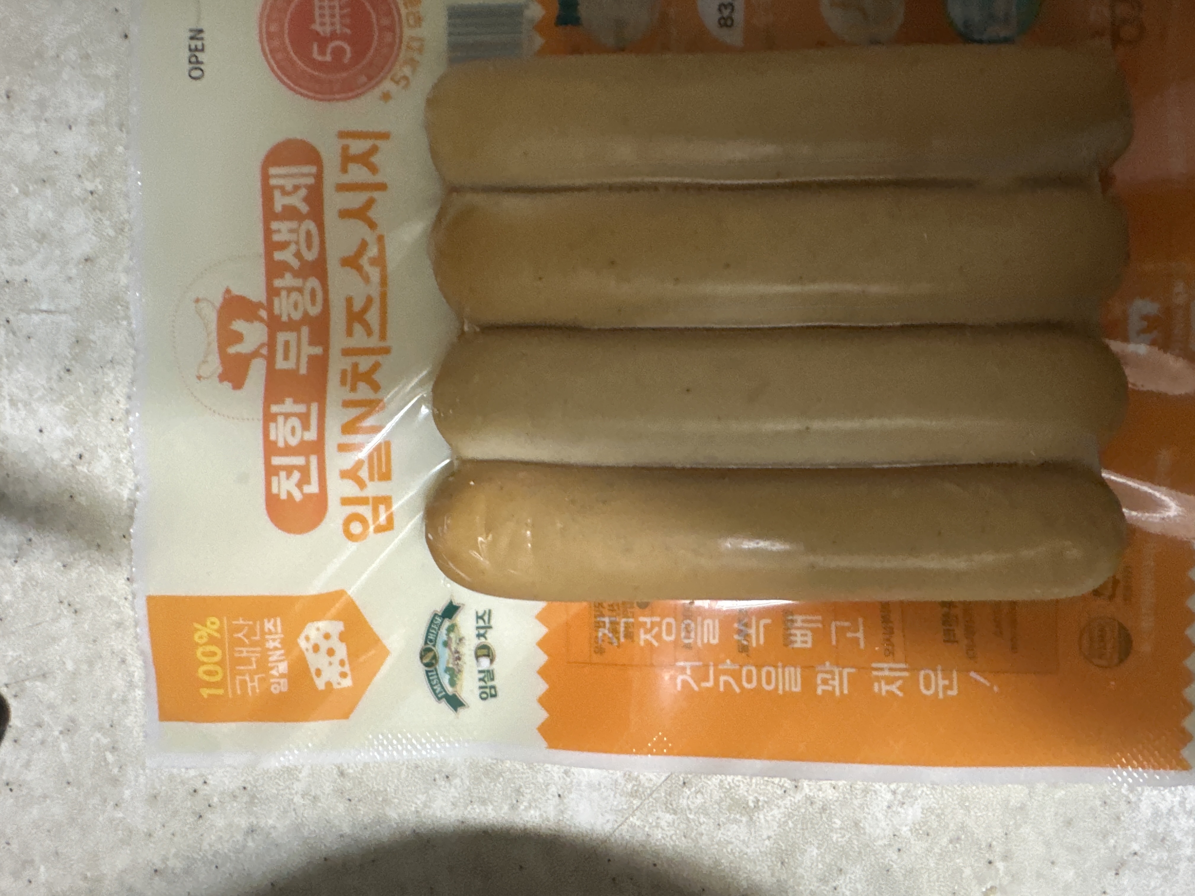 친한 무항생제 임실N치즈(4팩) & 포크(2팩) 소시지 세트-2
