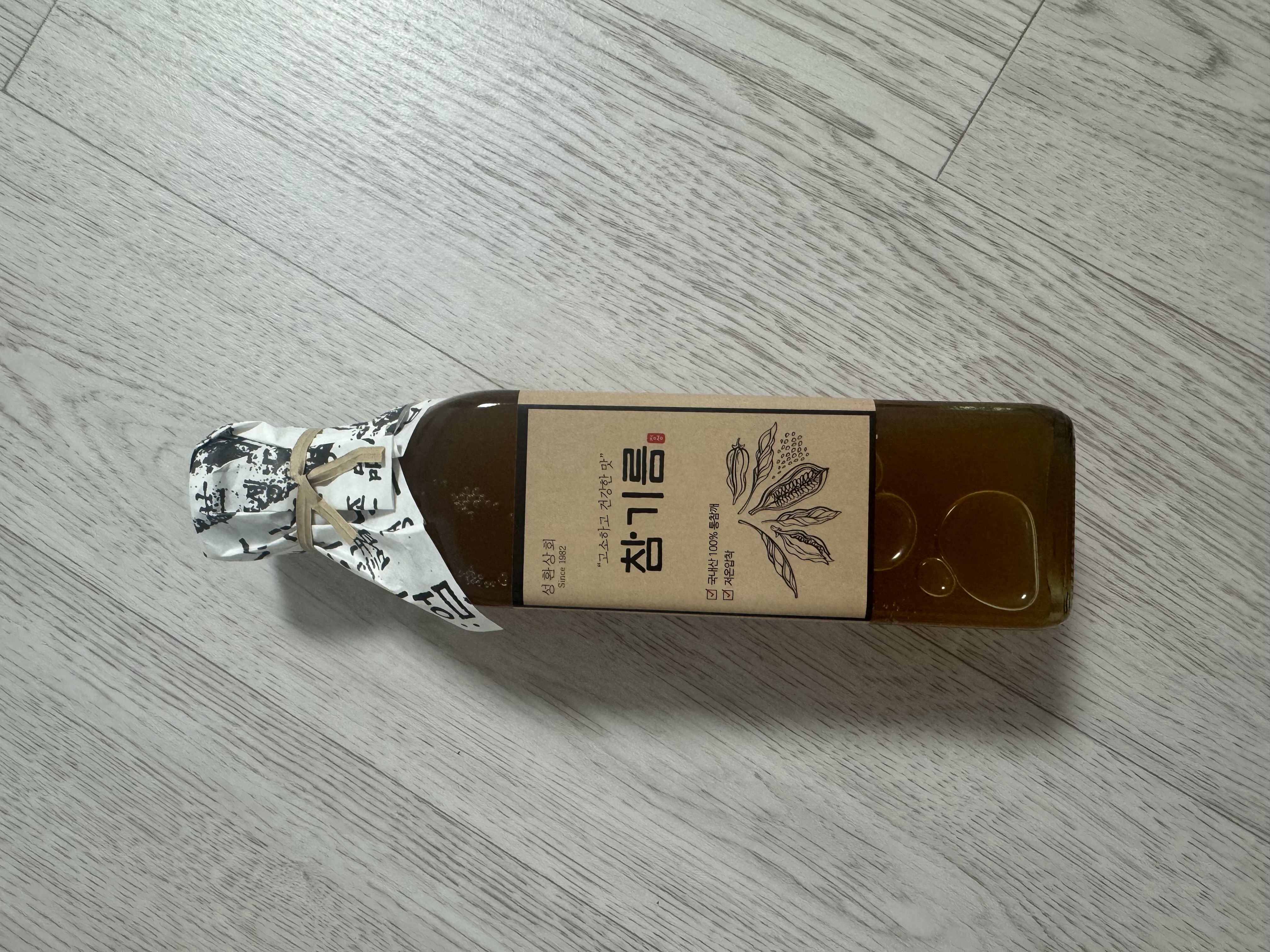 고소한 최상급 통깨 참기름 300ml-1