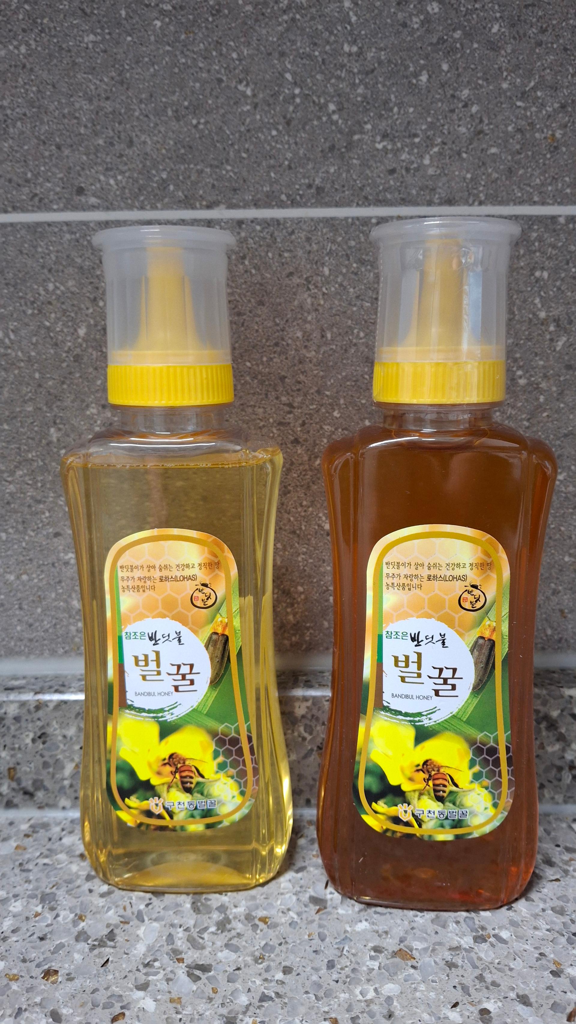 100% 천연벌꿀 튜브세트 1kg