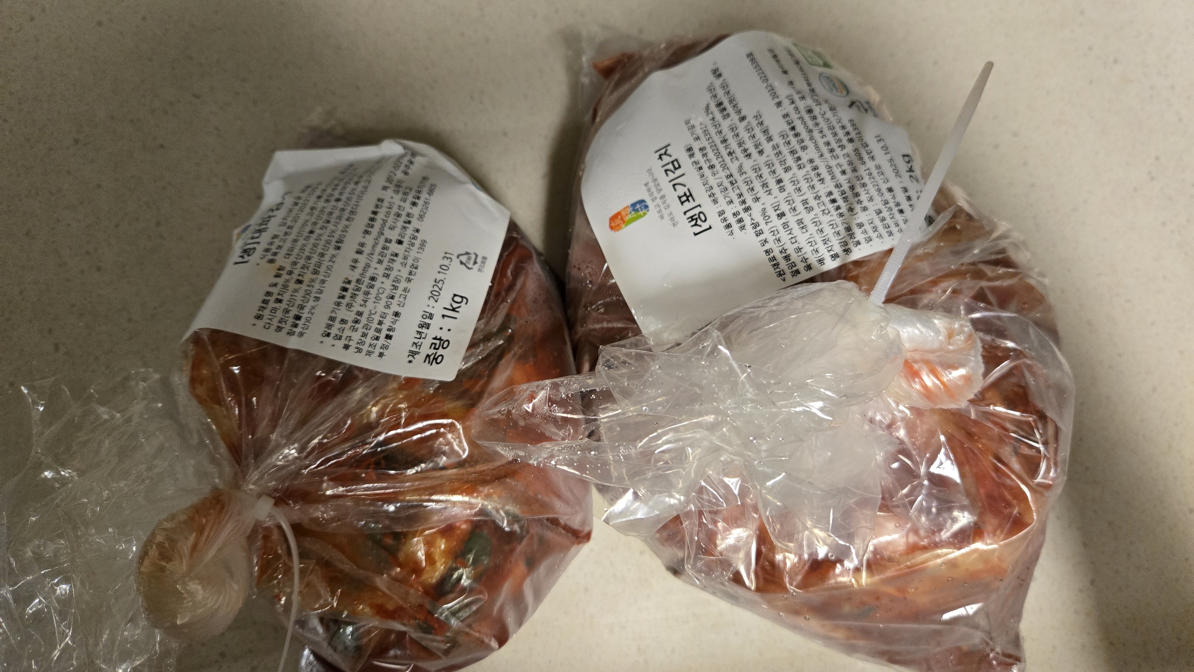 해담촌 전라도 대표 포기김치 (총 3kg) + 돼지불고기 400g-1