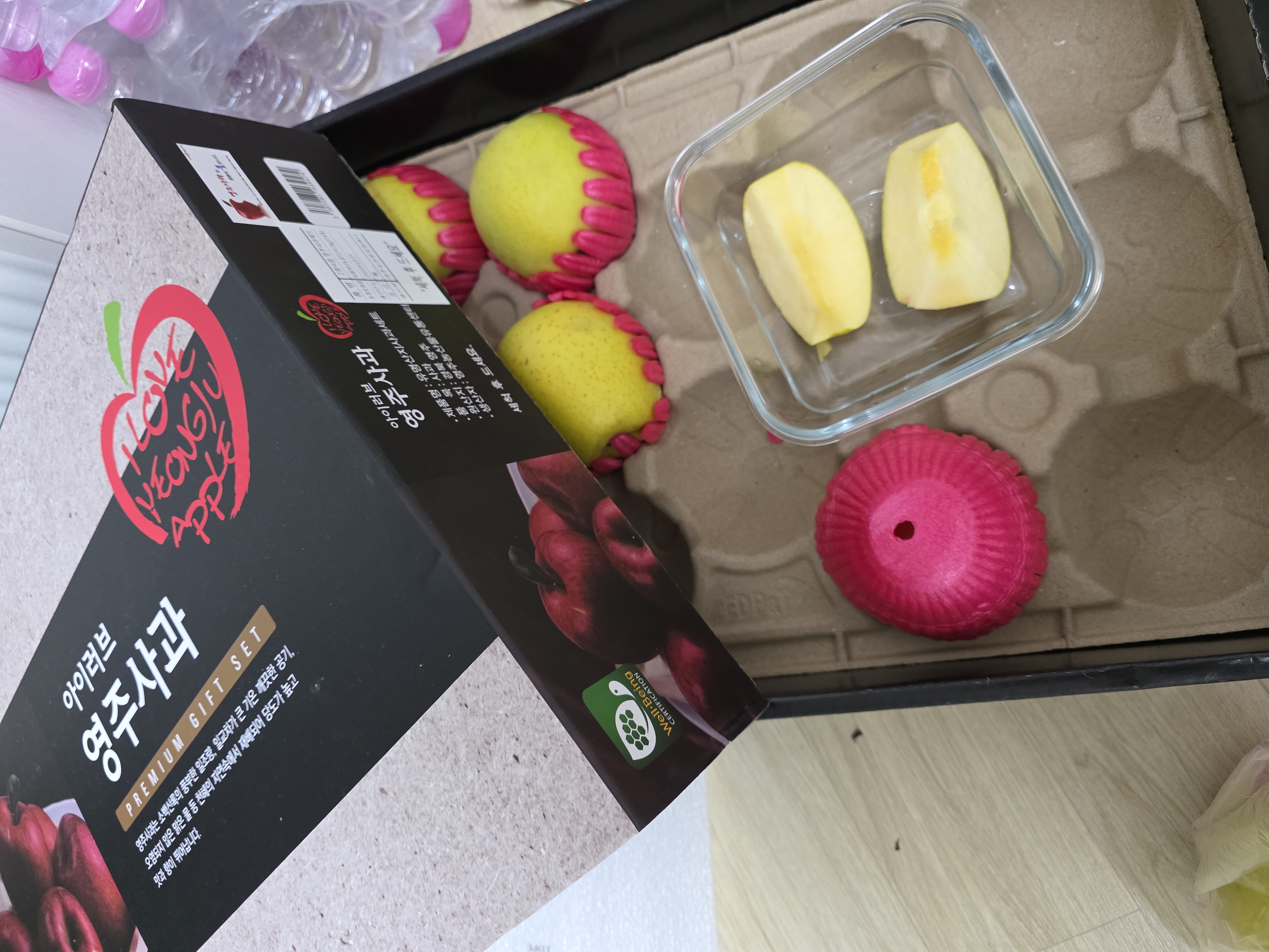 대경사과원예농협 영주사과 3.2kg 선물세트 (11입내)+1kg 추가증정-1