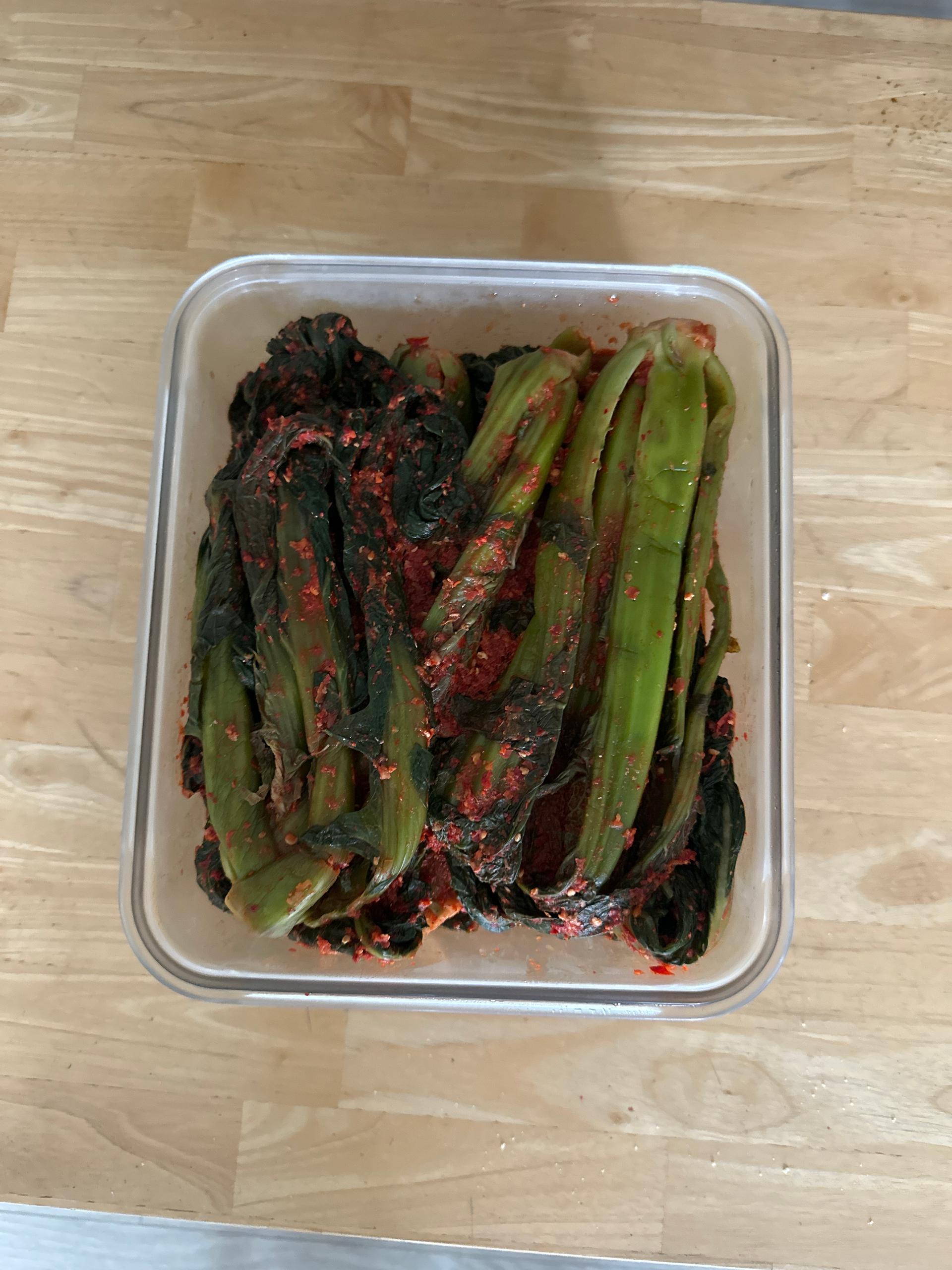 돌산갓김치3kg 이미지