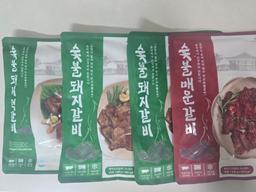 쌍교숯불갈비 간편식 세트 (3팩) + 매운맛 1팩 추가증정-1