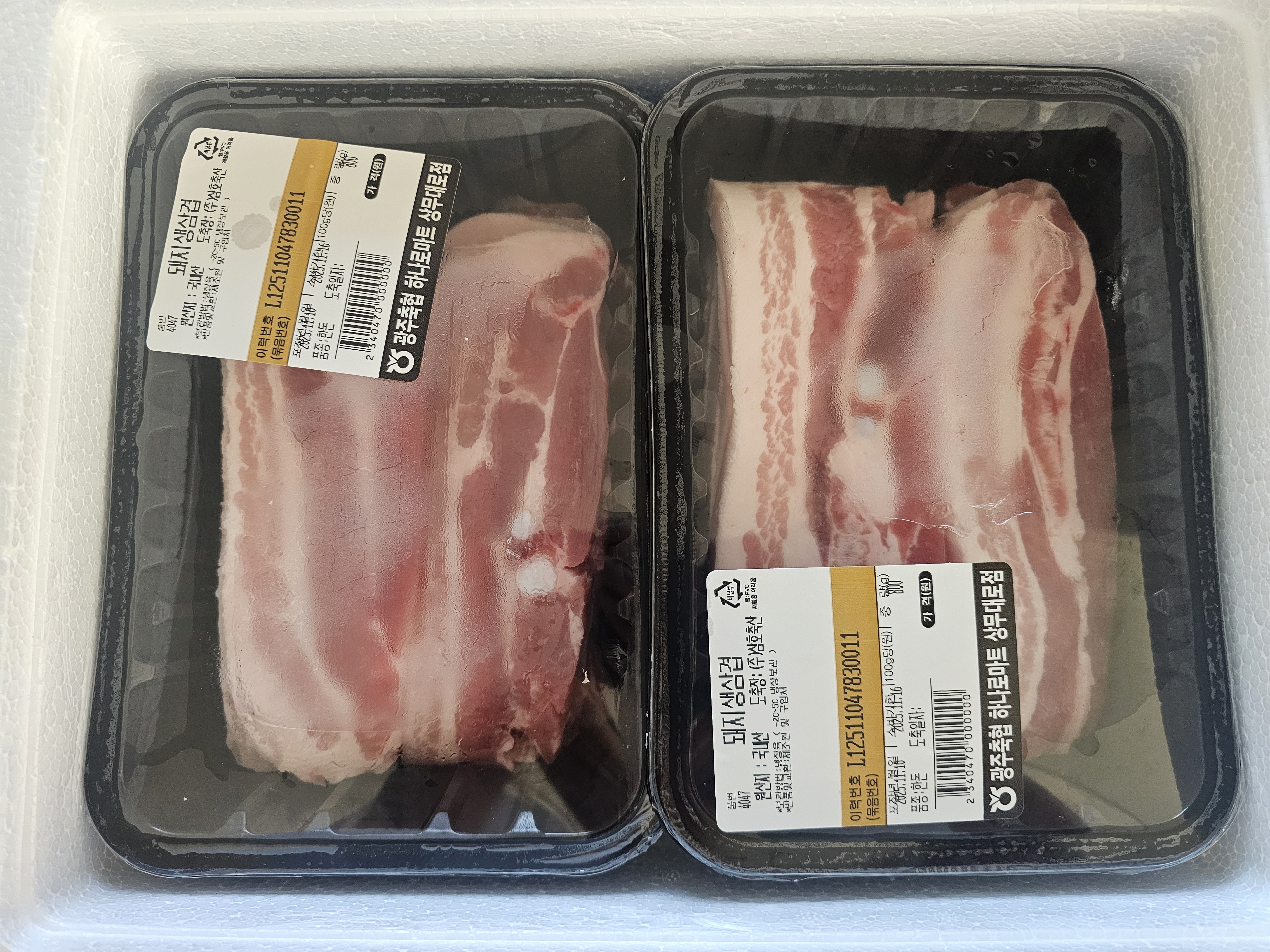 광주축협 한돈 삼겹살 1kg + 600g 추가증정-1