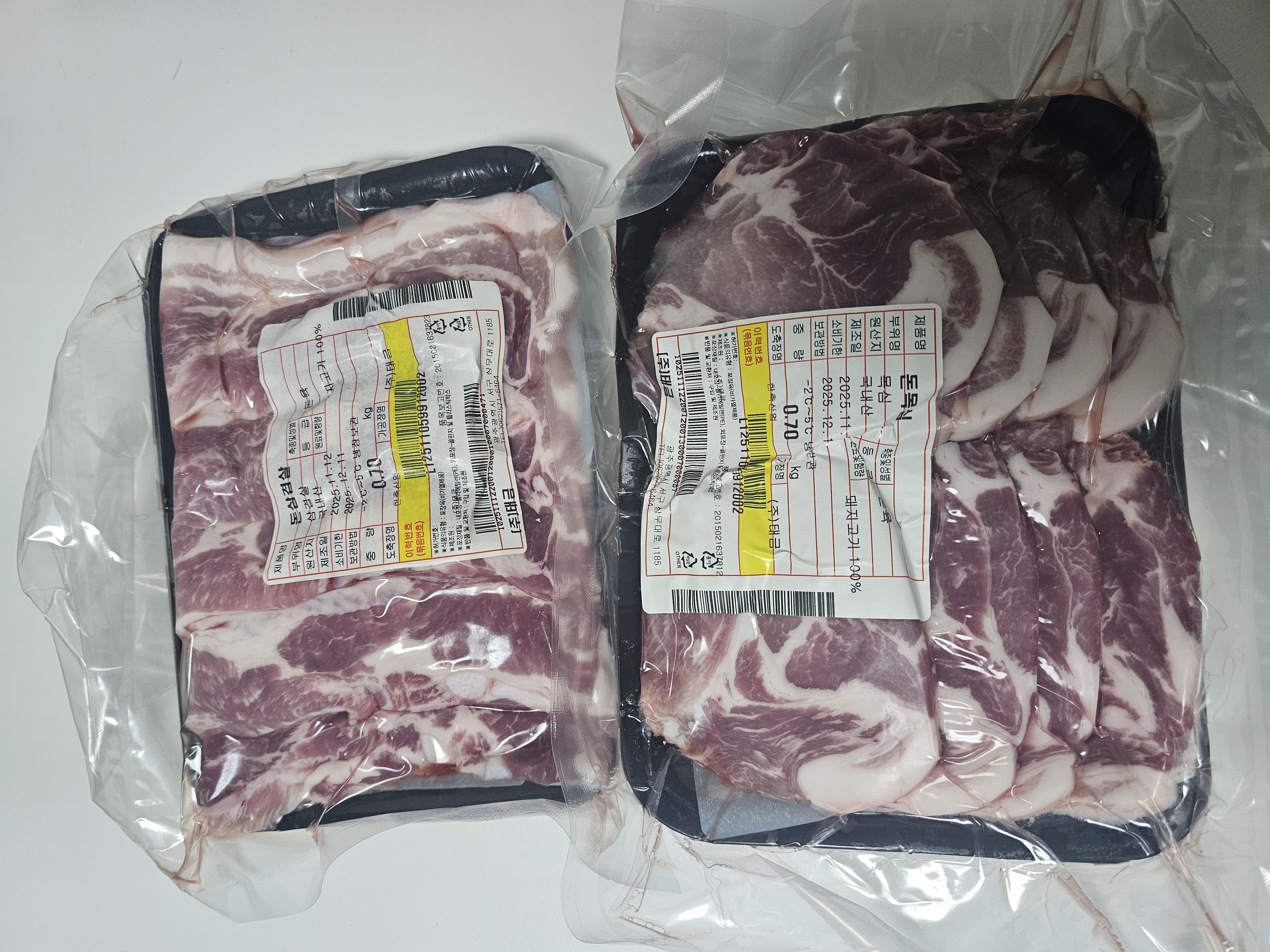 100% 국내산 한돈세트 최대 1.8kg 증정-1