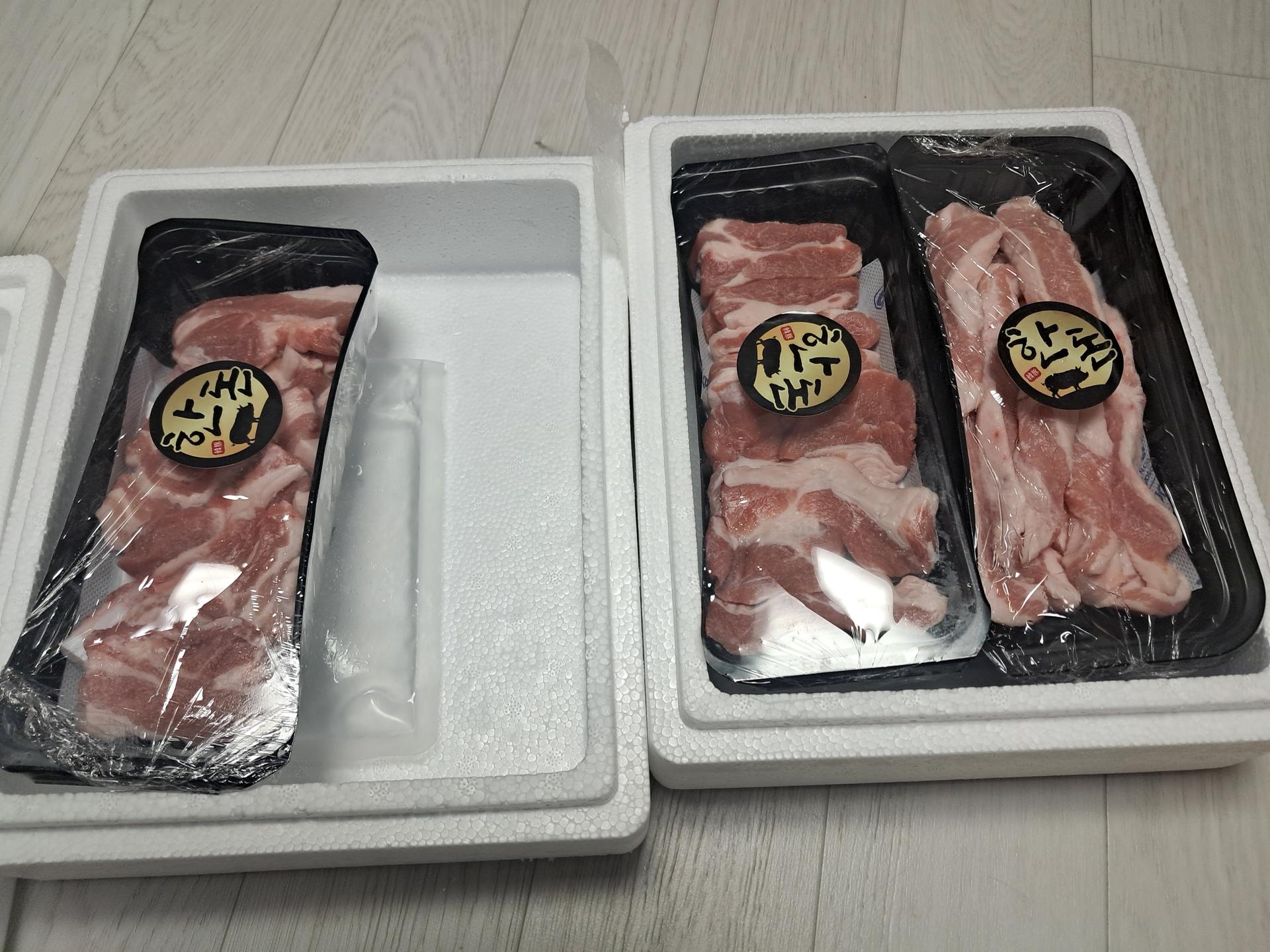 한돈 구이용모듬 800g